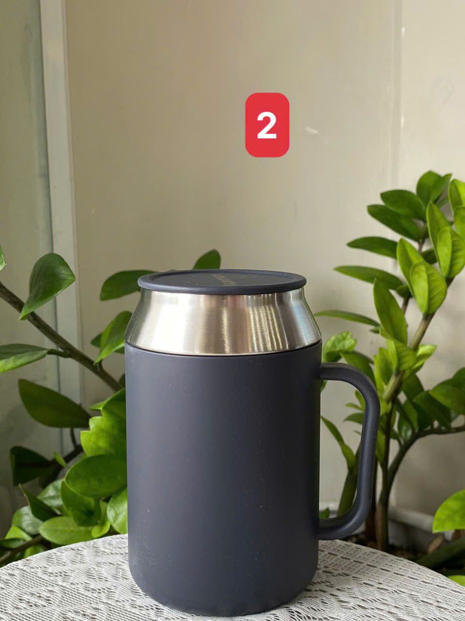 Tupmalay - Cốc giữ nhiệt có quai 400ml Tupperware Jual Insulated Mug/Insulated Mug 400ml