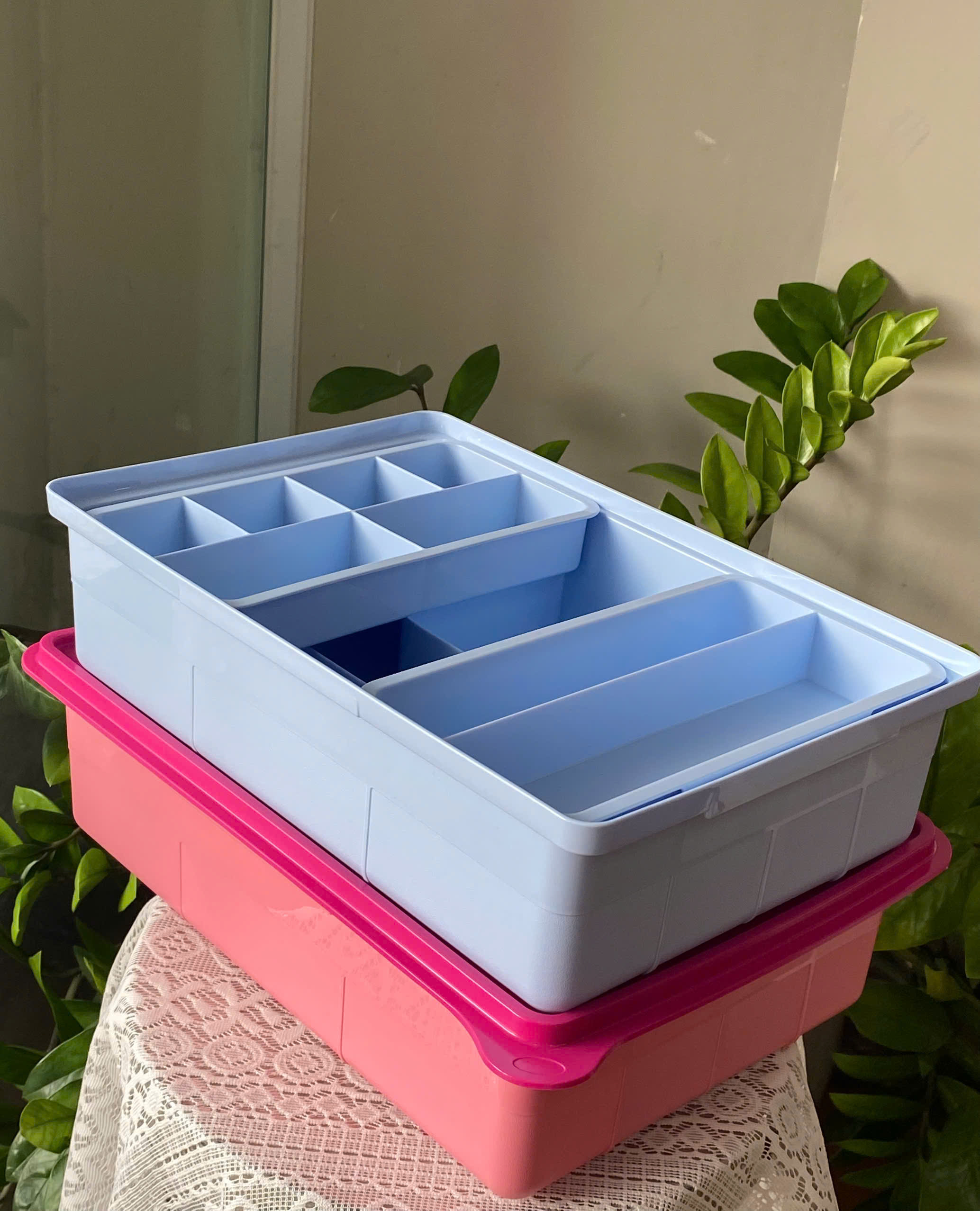 Tupmalay - Hộp đựng đa năng thực phẩm hoặc đồ dùng 4.4L - 2 tầng - Hobby Keeper 4.4L