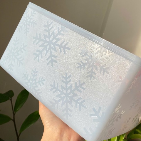 Hộp Tupperware Trữ Đông Festive Stor N Serve 6L - Bông Tuyết Nhựa Mềm - Tupperware Malaysia Chính Hãng