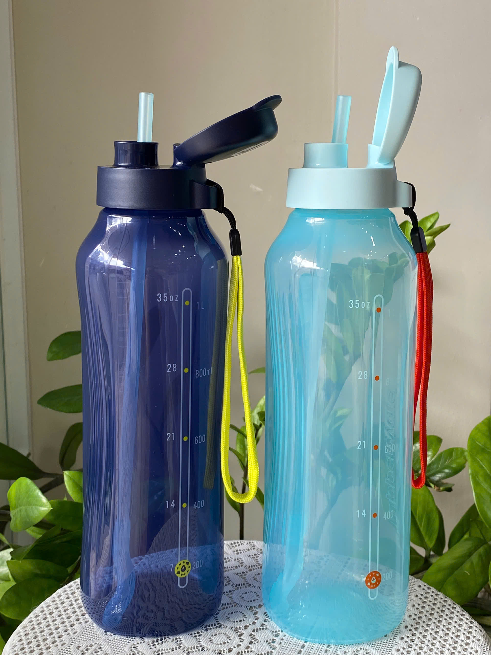 Tupmalay - Bình Nước Eco 1.2L Có Ống Hút