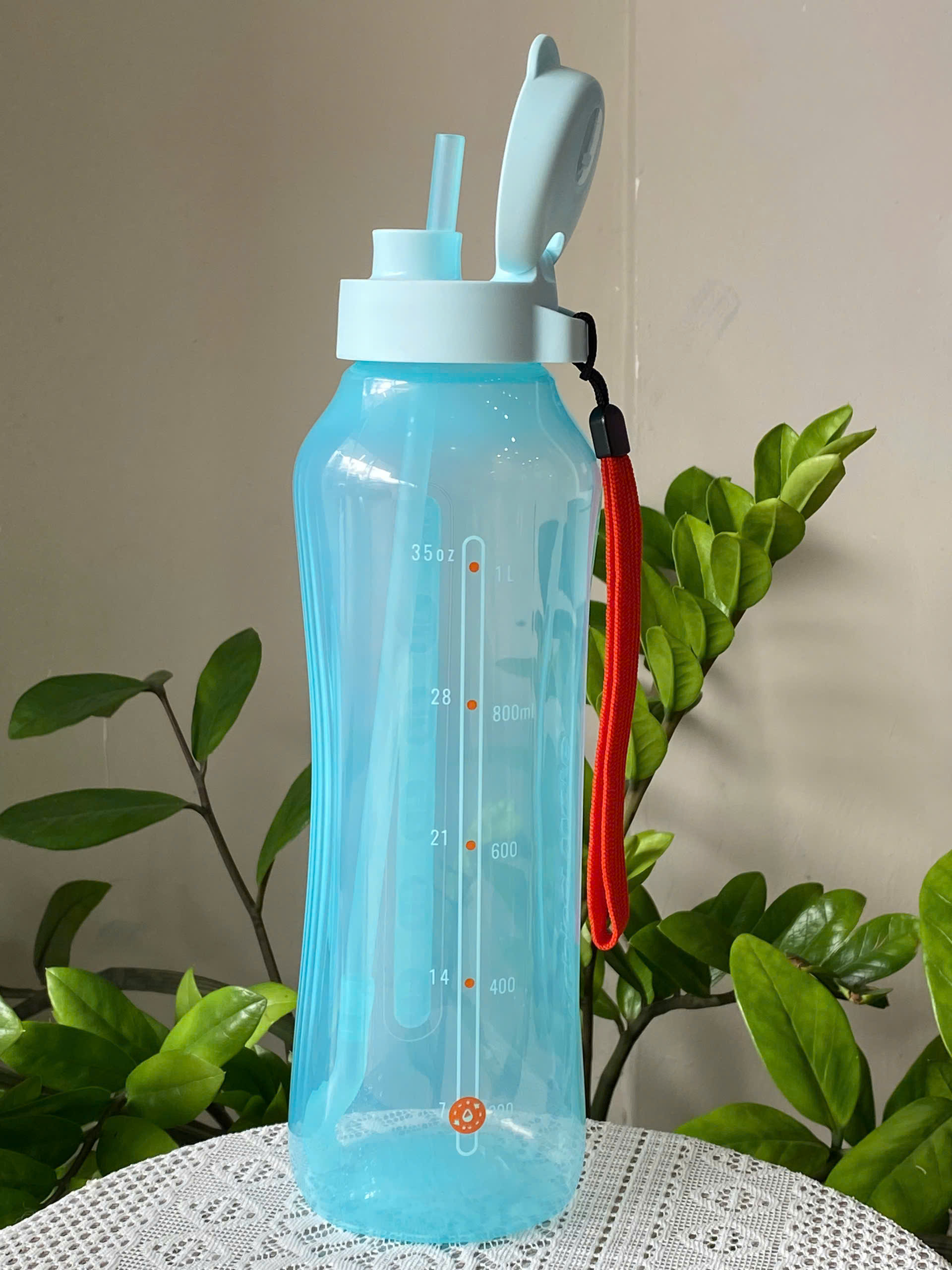 Tupmalay - Bình Nước Eco 1.2L Có Ống Hút