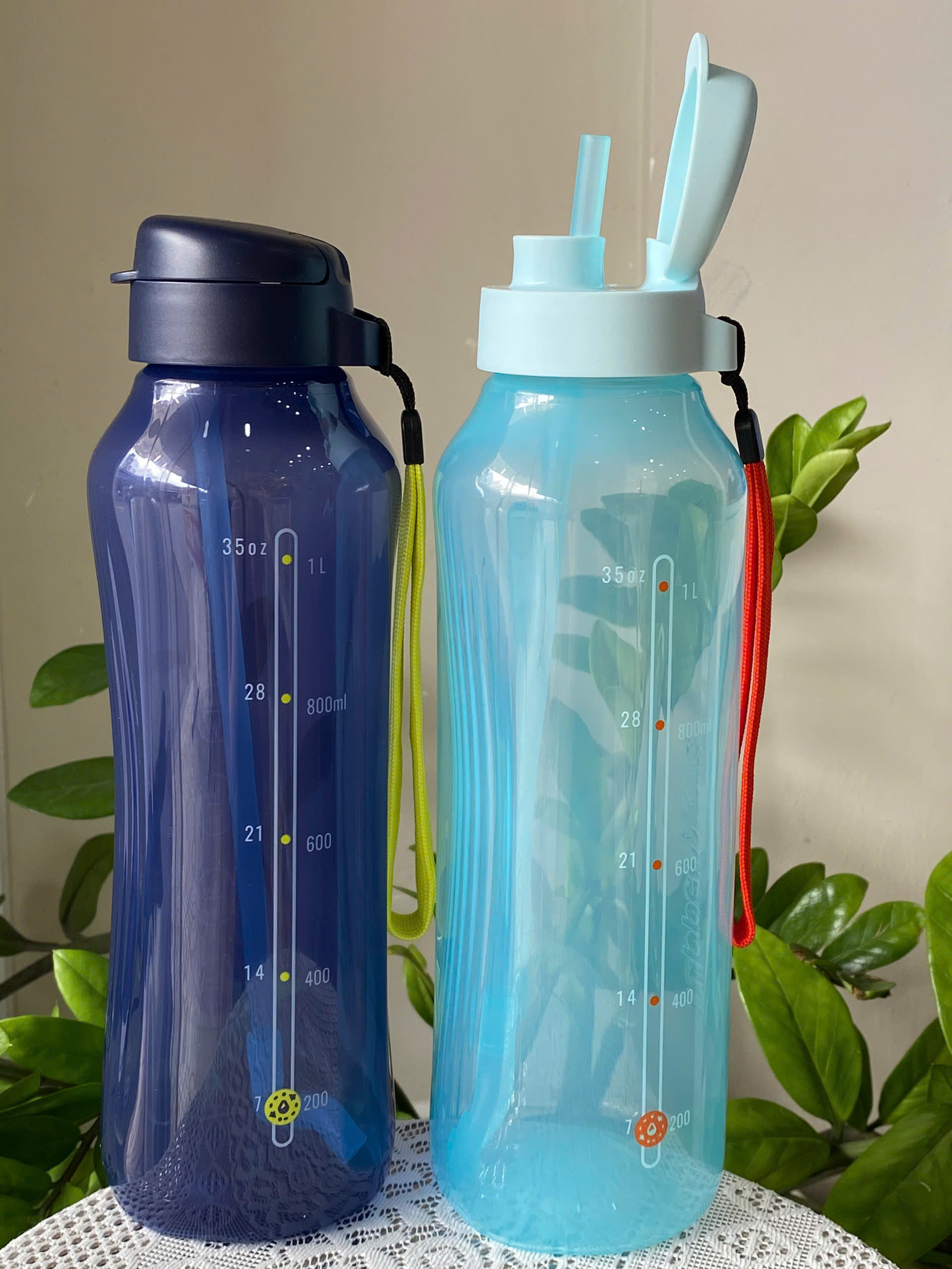 Tupmalay - Bình Nước Eco 1.2L Có Ống Hút