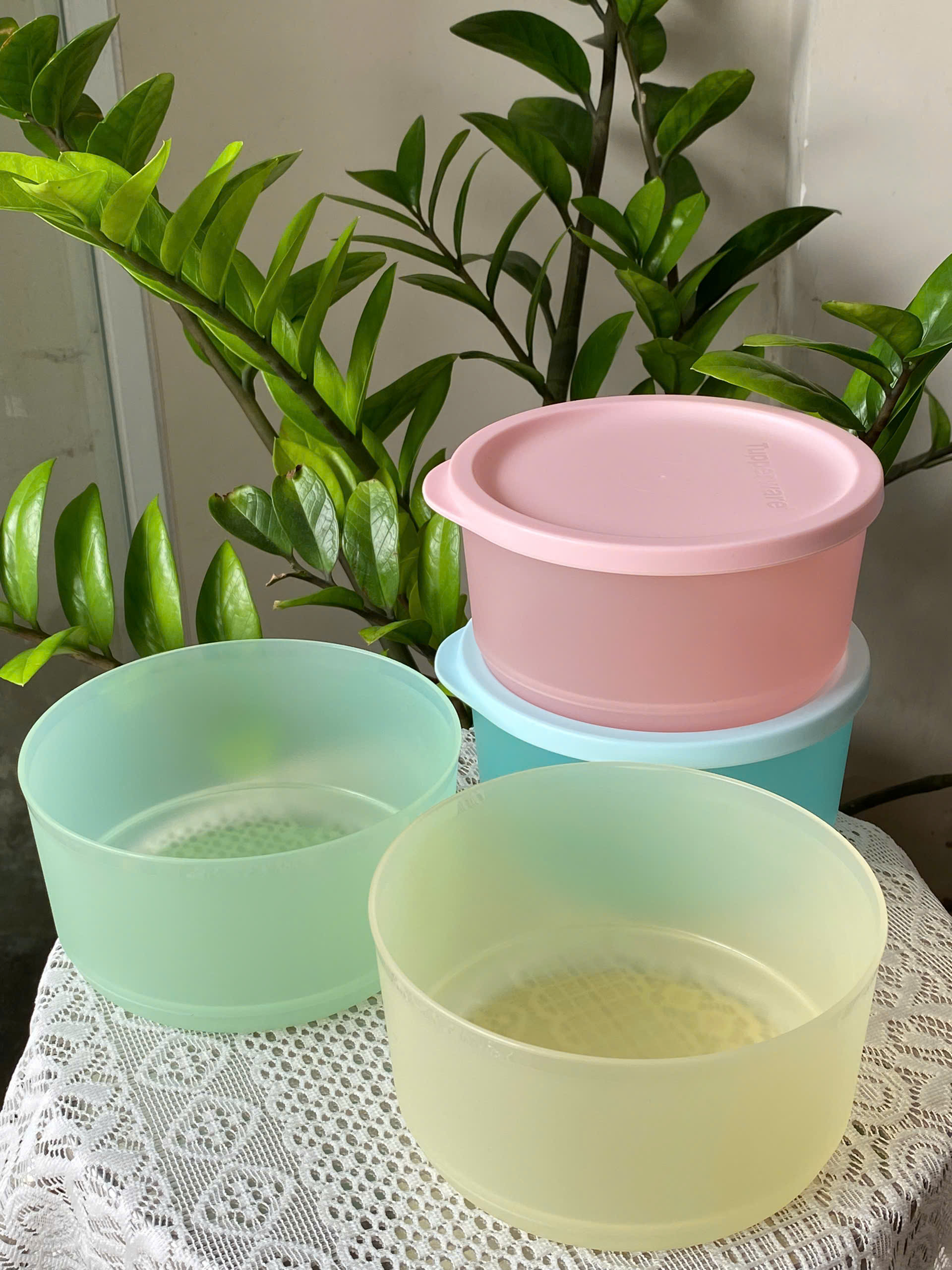 Tuptrung - Hộp Tròn Trữ Khô Mát Round Stax 530ml 4 màu