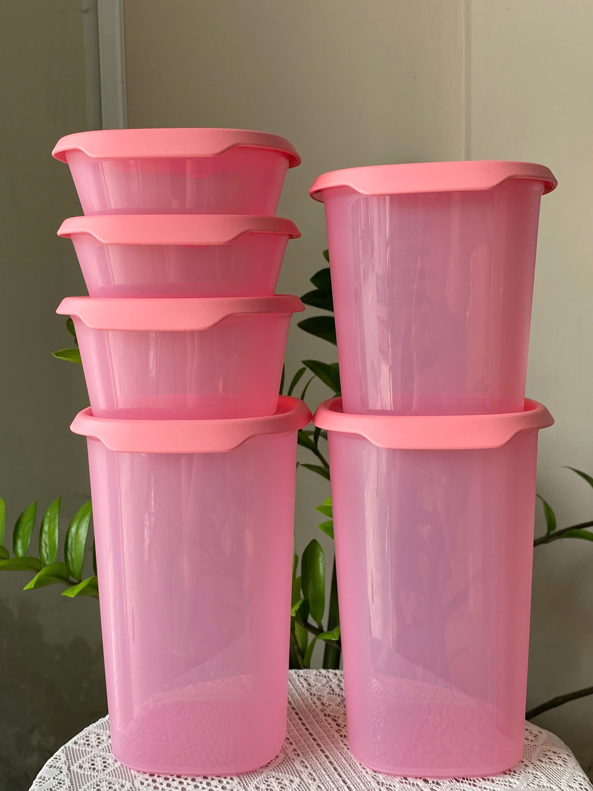 Tuptrung - Hộp Tupperware Bảo Quản Thực Phẩm Ngăn Khô One Touch