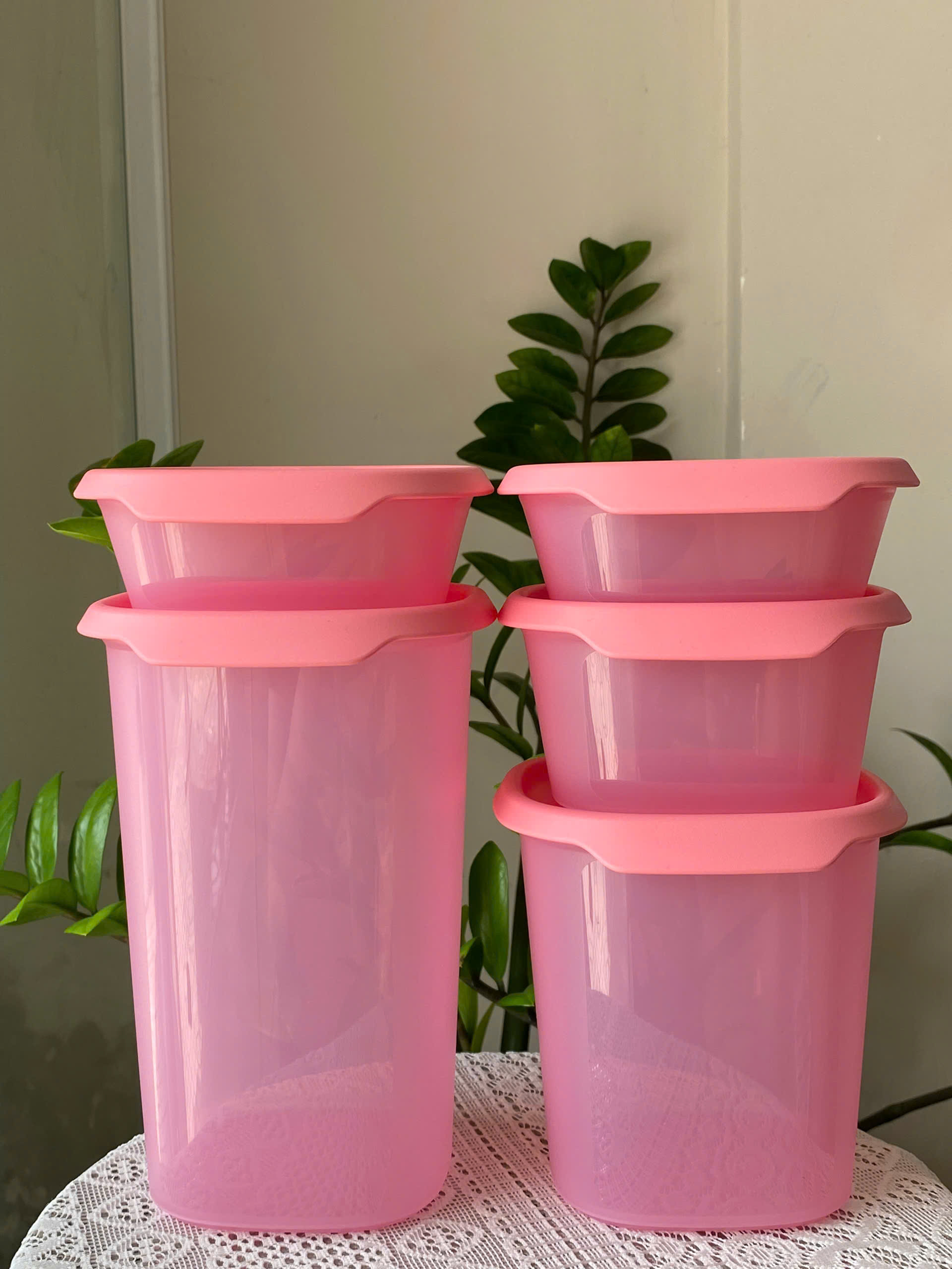 Tuptrung - Hộp Tupperware Bảo Quản Thực Phẩm Ngăn Khô One Touch