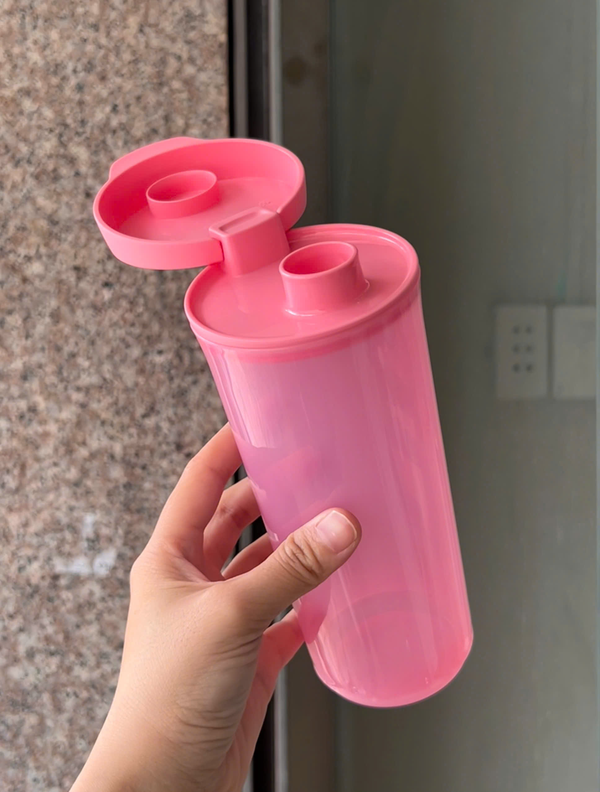 Bình Nước Tuppeware 470ml - Nắp Bật Không Quai - Tupperware Trung Chính Hãng