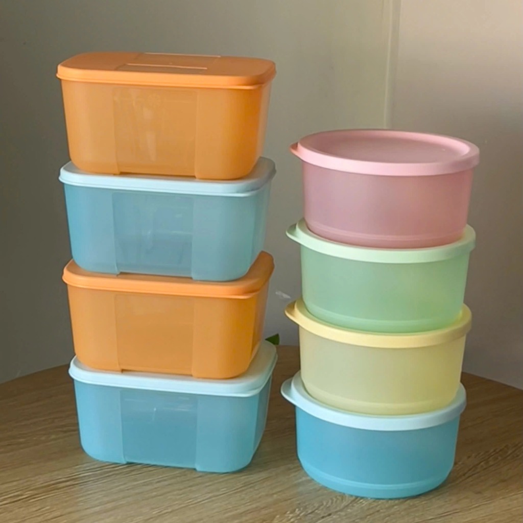 Bộ 8 Hộp Tupperware Trữ Đông 650ml + Trữ Mát 530ml Modular - Tupperware Trung Chính Hãng