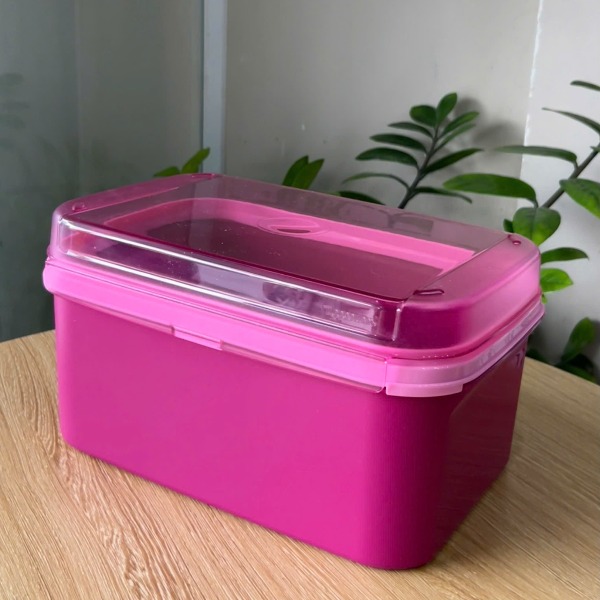 Hộp Tupperware Trữ Mát Ezy Rectangular Keeper 6.5L - Nắp Liền - Tupperware Malaysia Chính Hãng