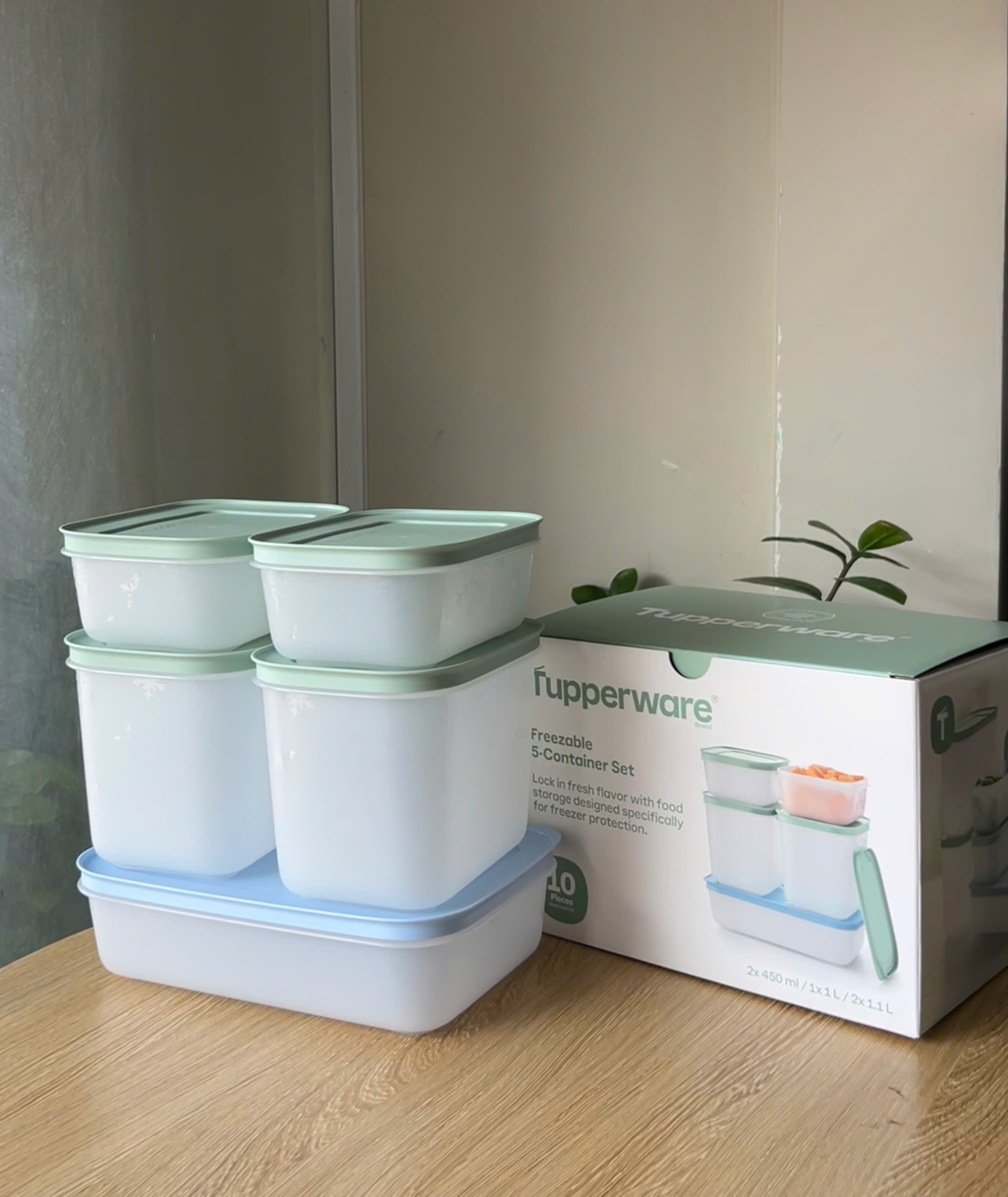 Hộp đựng thực phẩm Tupperware trữ đông Gen II - New Tupperware