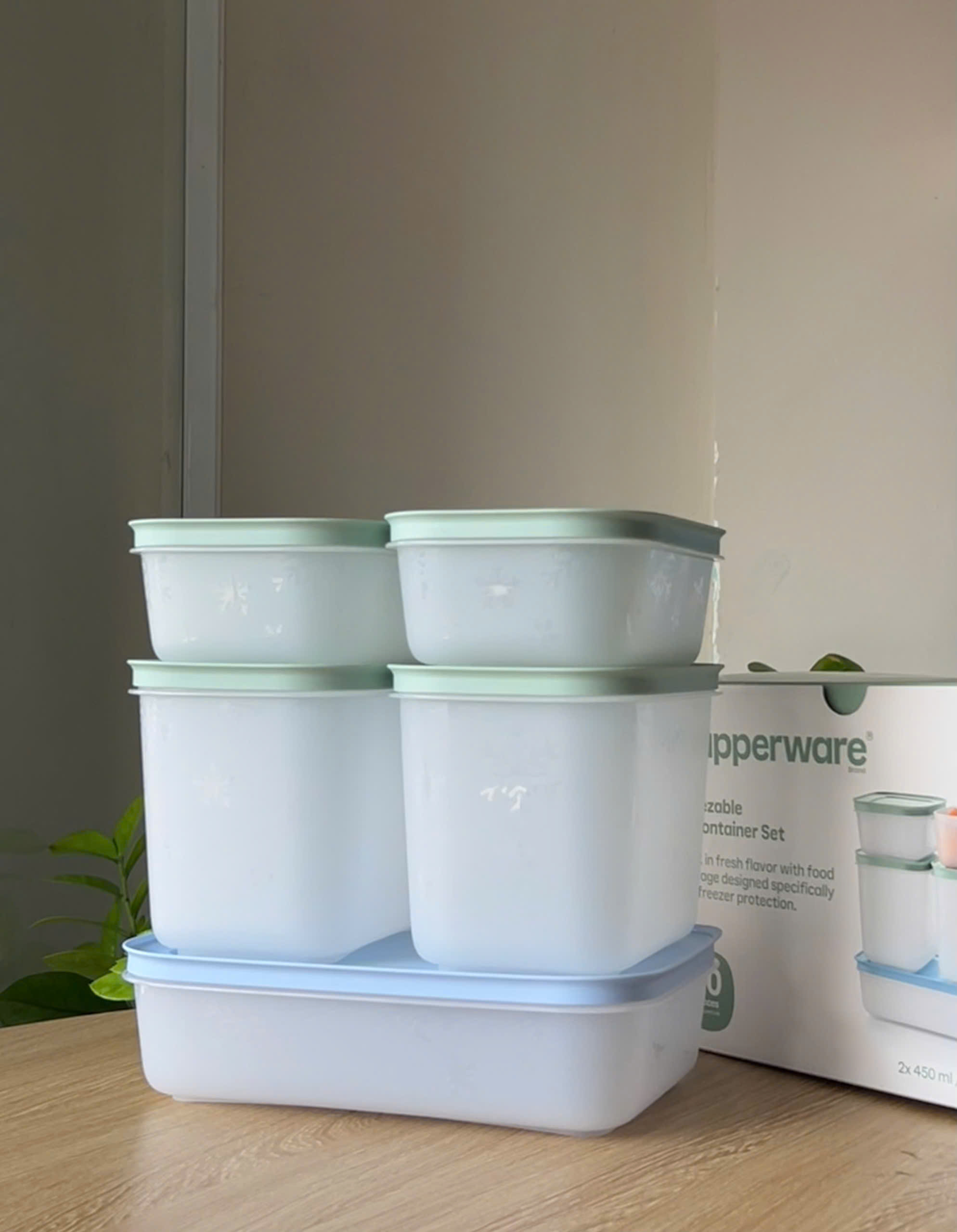 Hộp đựng thực phẩm Tupperware trữ đông Gen II - New Tupperware