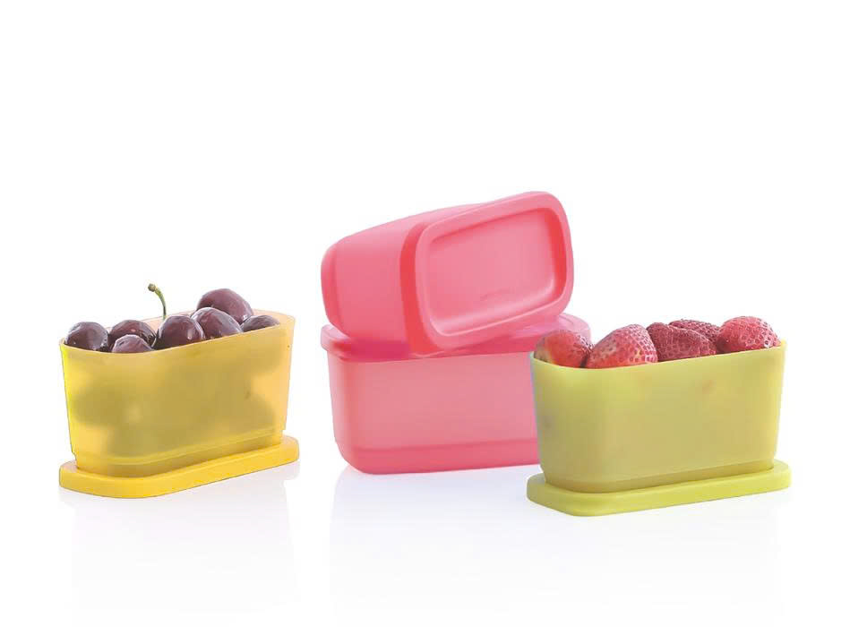 Hộp Đựng Thực Phẩm Tupperware Trữ Khô Và Mát Cubix Mini Rectangle 250ml - New Tupperware