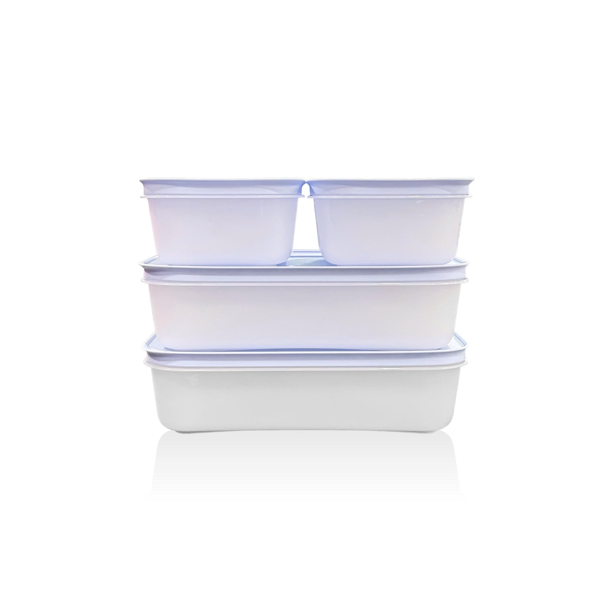 Bộ 4 Hộp Trữ Đông Tupperware Gen II 450ml & 1L Đông Dẻo Cao Cấp