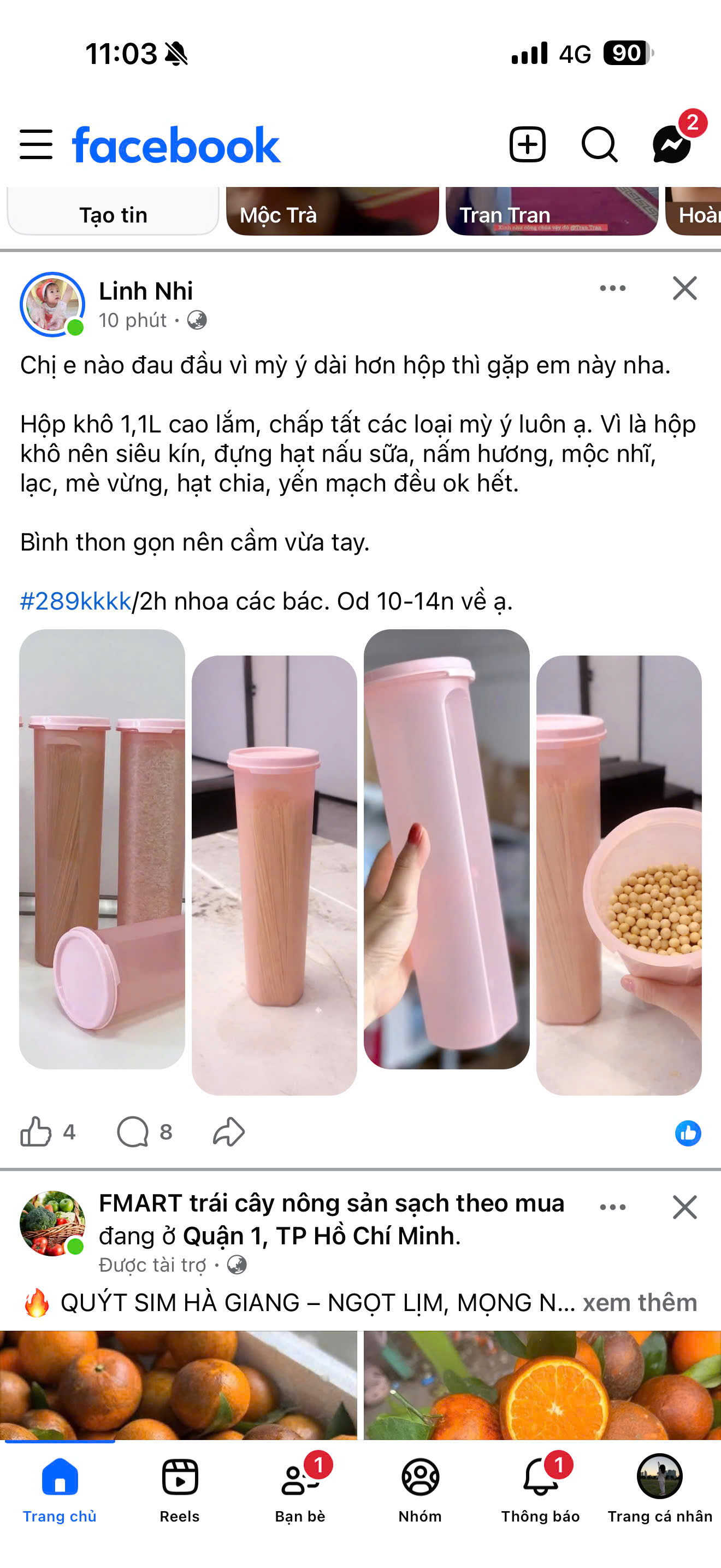 Hộp / Bình Jar đựng trà sữa, nước uống, gia vị...