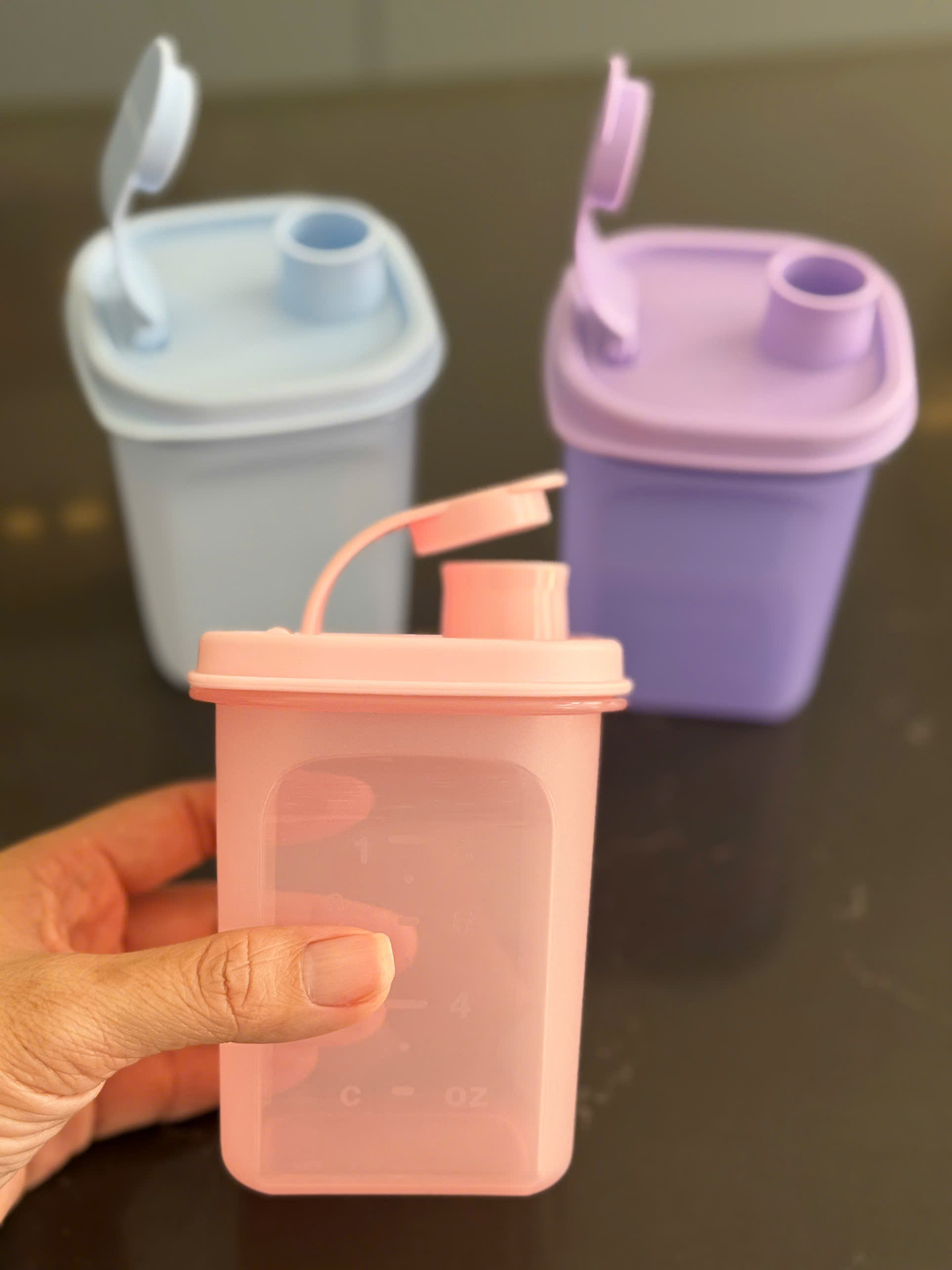 Bộ 3 Bình Nước Tupperware Slim Line Mini 350ml - Màu 2026