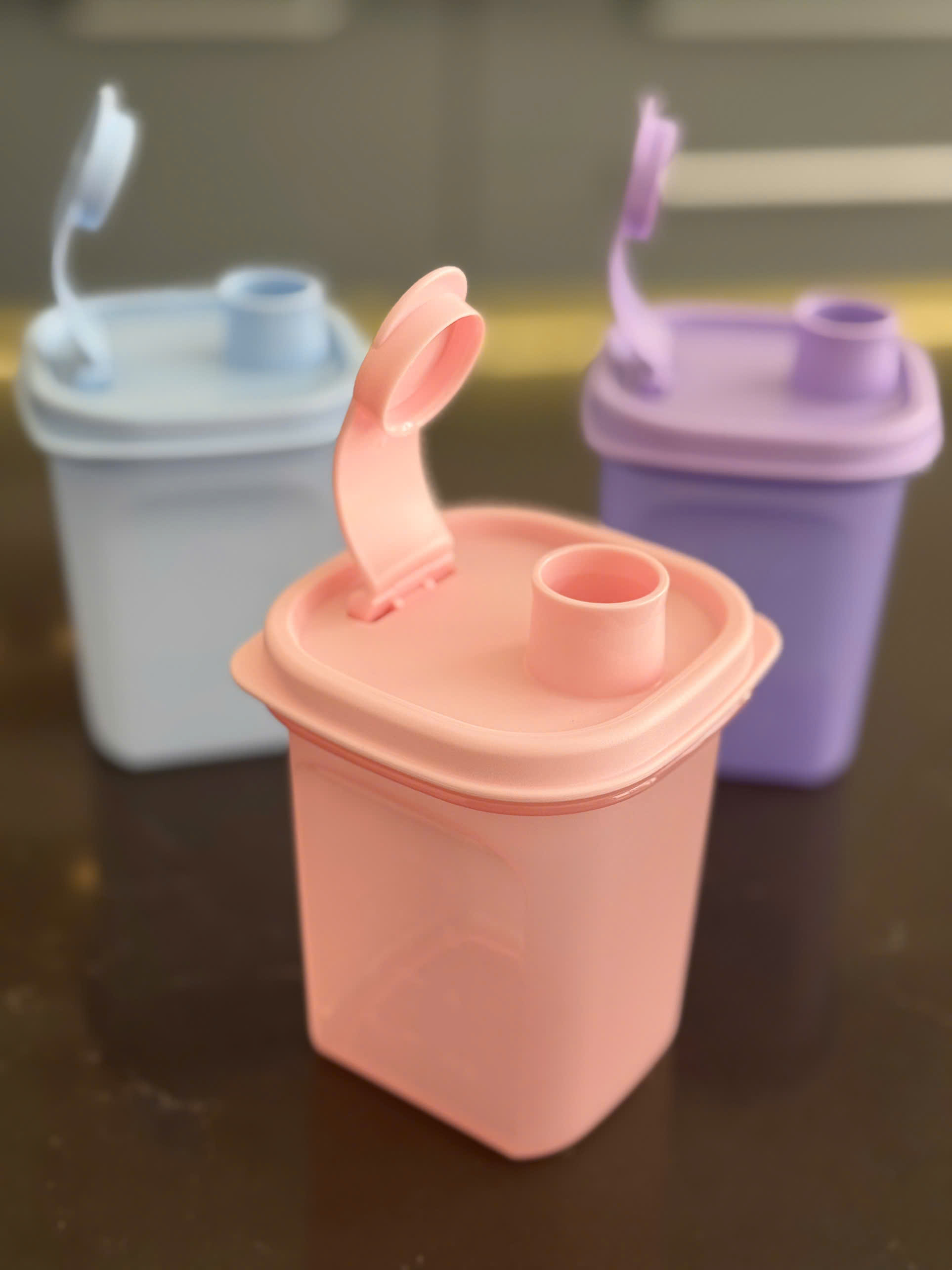 Bộ 3 Bình Nước Tupperware Slim Line Mini 350ml - Màu 2026