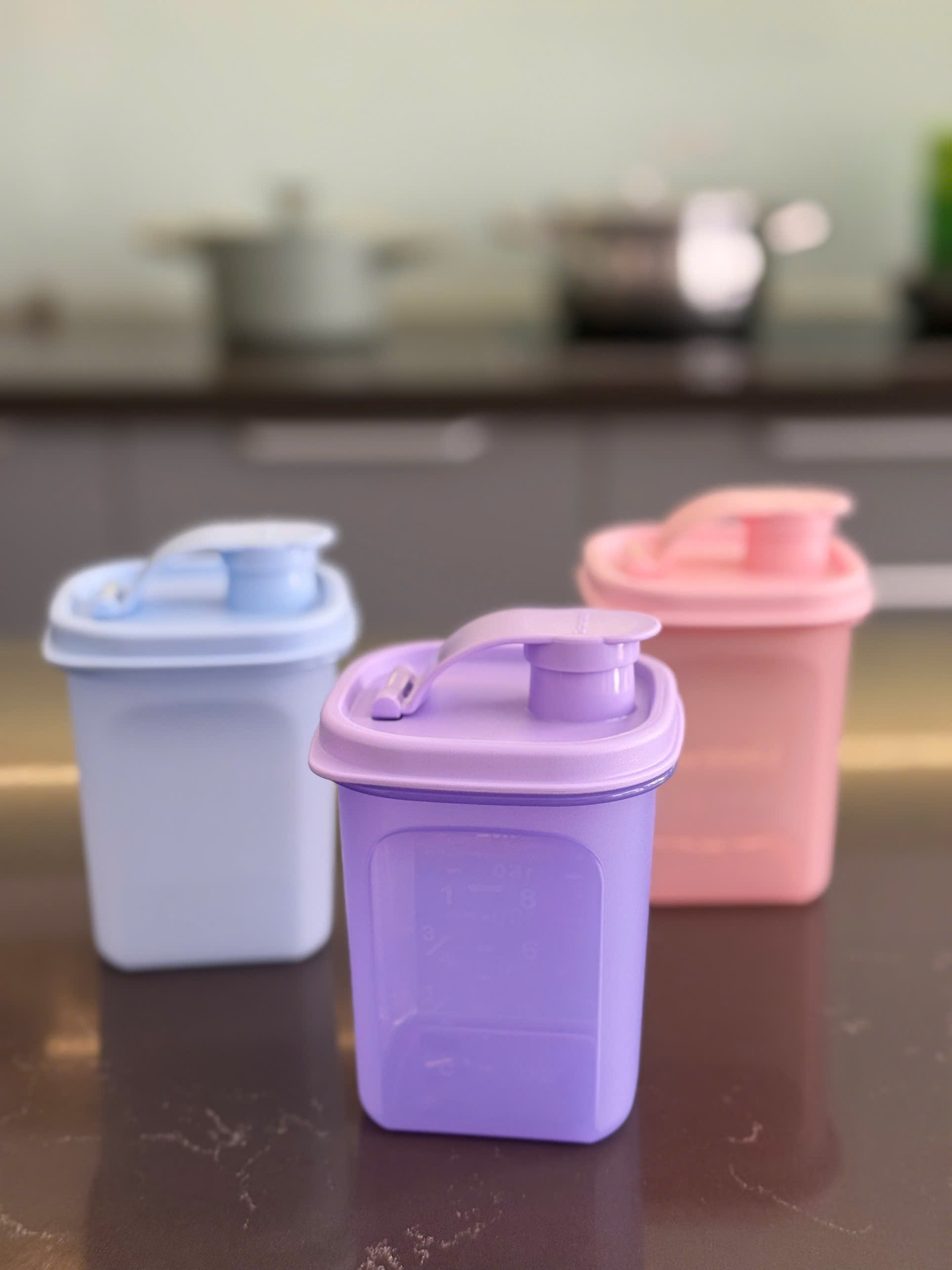 Bộ 3 Bình Nước Tupperware Slim Line Mini 350ml - Màu 2026