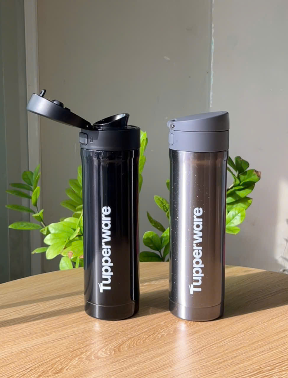 Bình Giữ Nhiệt Tupperware Easy Open Flask 430ml