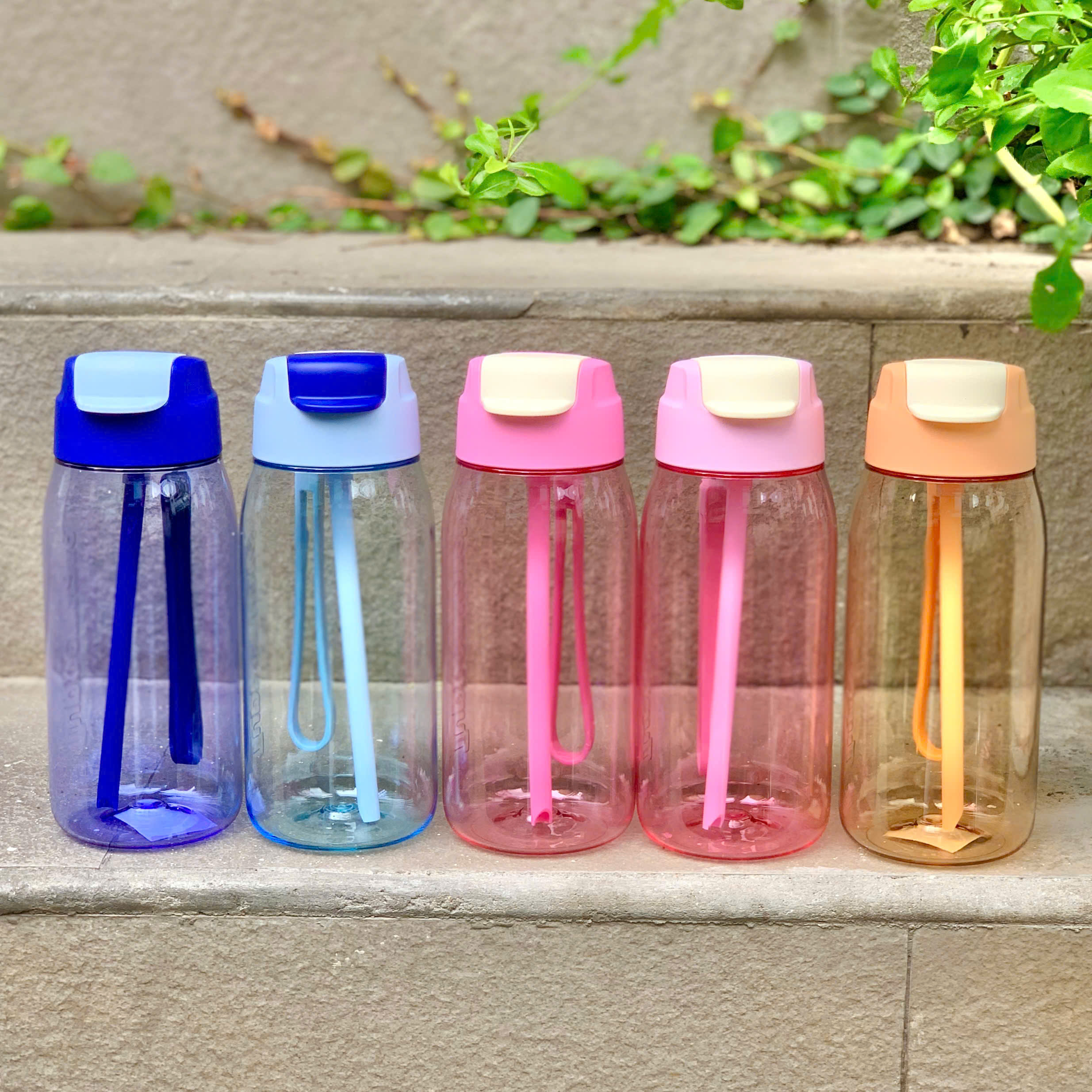 Bình Nước Tupperware Lohas Flask 550ml Có Ống Hút