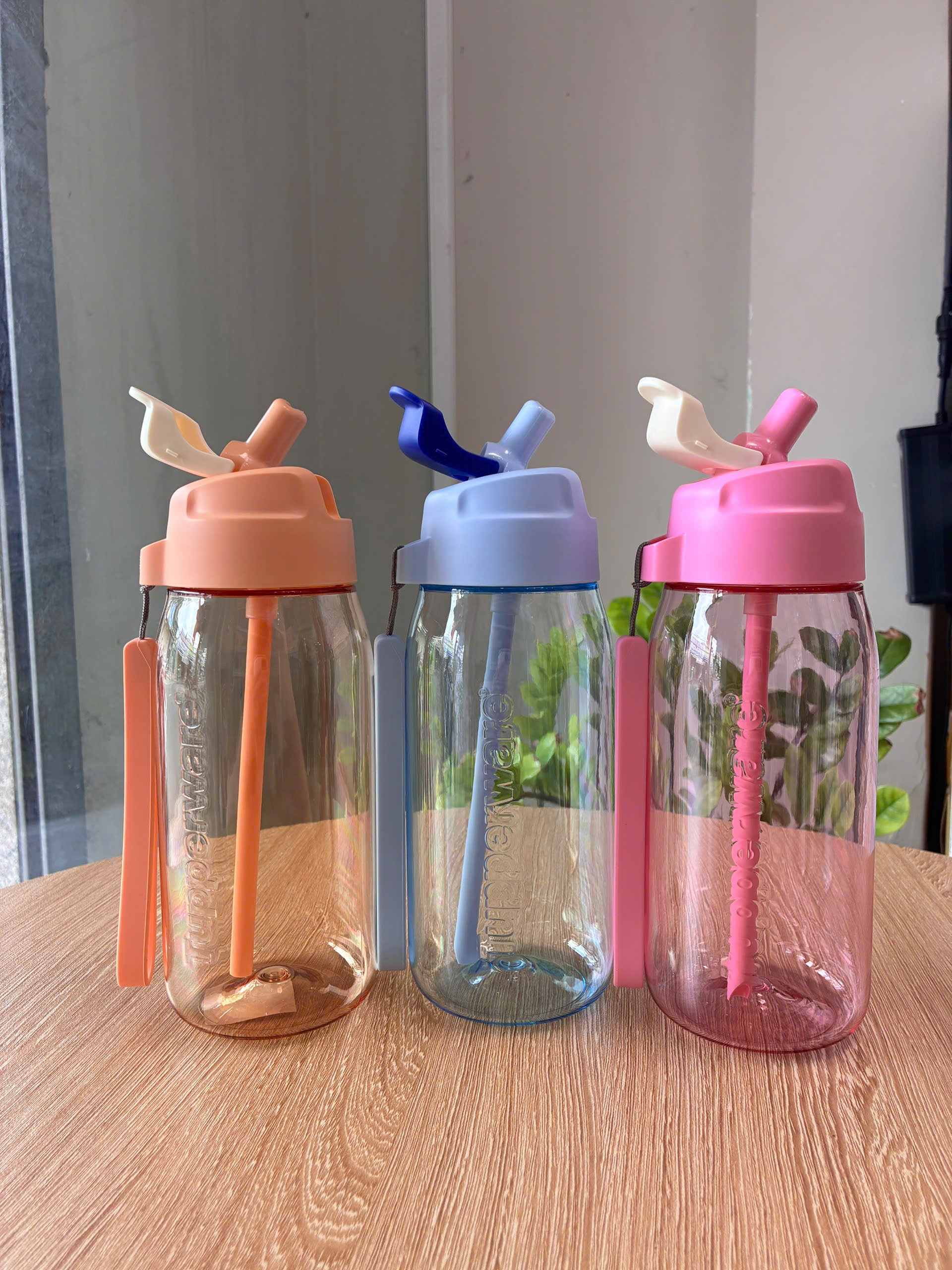 Bình Nước Tupperware Lohas Flask 550ml Có Ống Hút