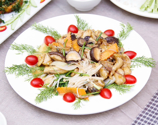 Cá Xào Hành Nấm