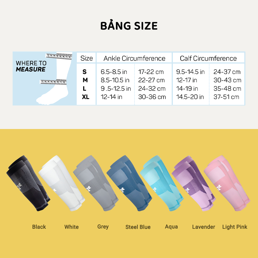 OS1st | Bó Nén Calf Thin Air TA6 - Aqua