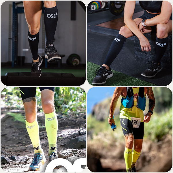OS1st | Bó Nén Calf Performance CS6 - Reflective Yellow