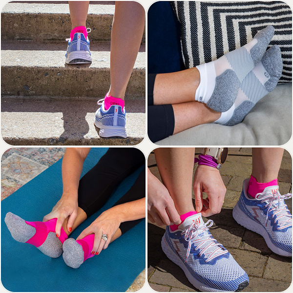OS1st | Vớ Nén Chạy Bộ Active Comfort AC4 No Show - Royal Blue