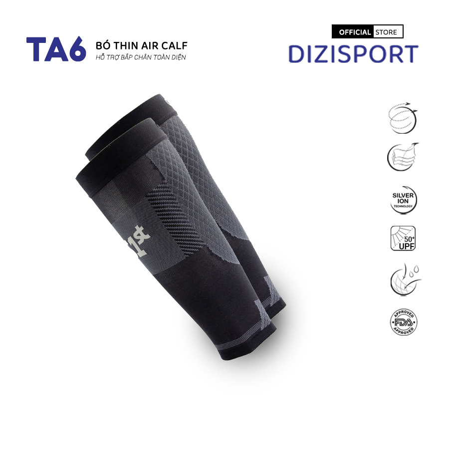 OS1st | Bó Nén Calf Thin Air TA6 - Black