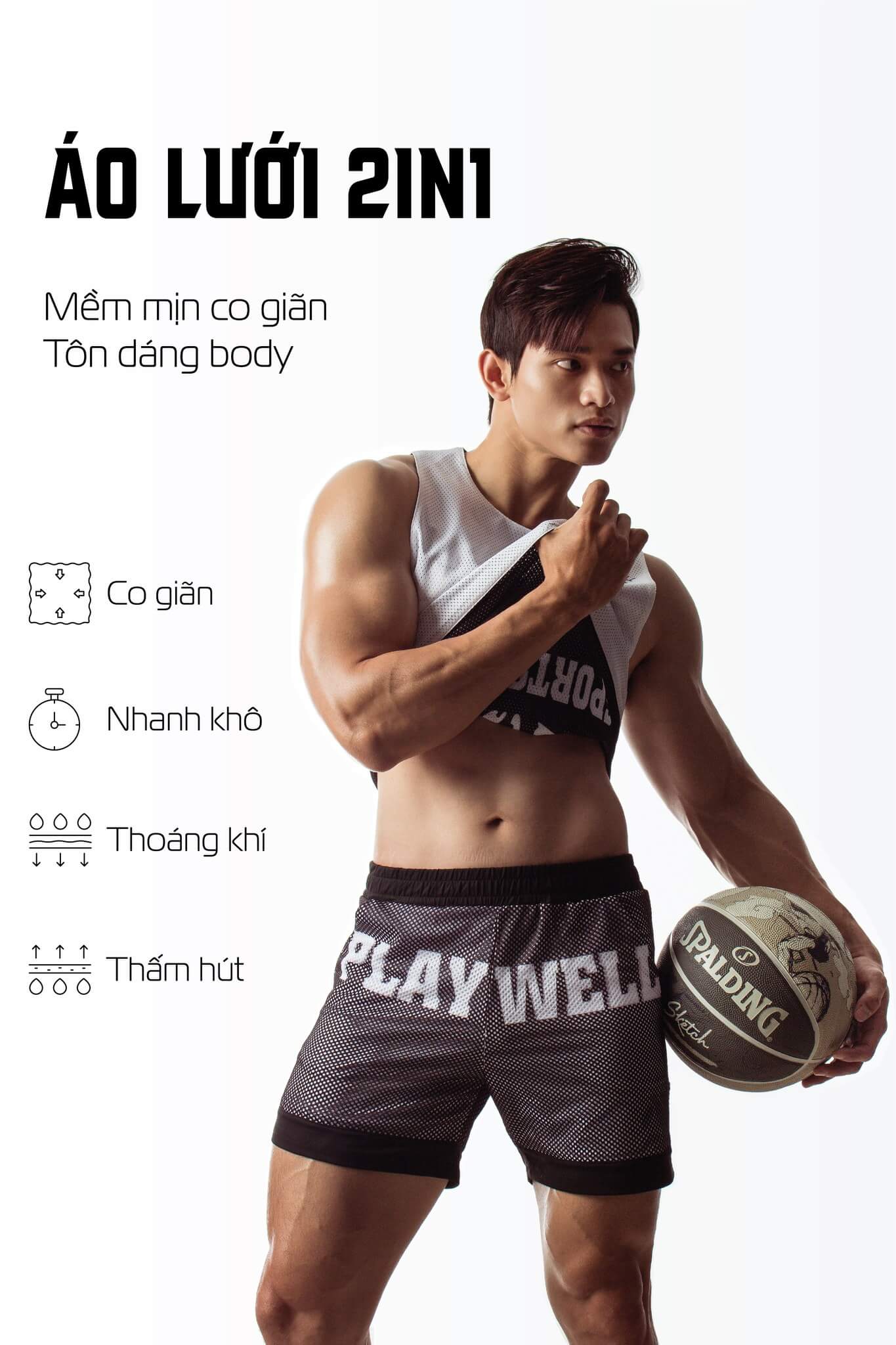 Chất liệu vải hàng Playwell Đa dạng 