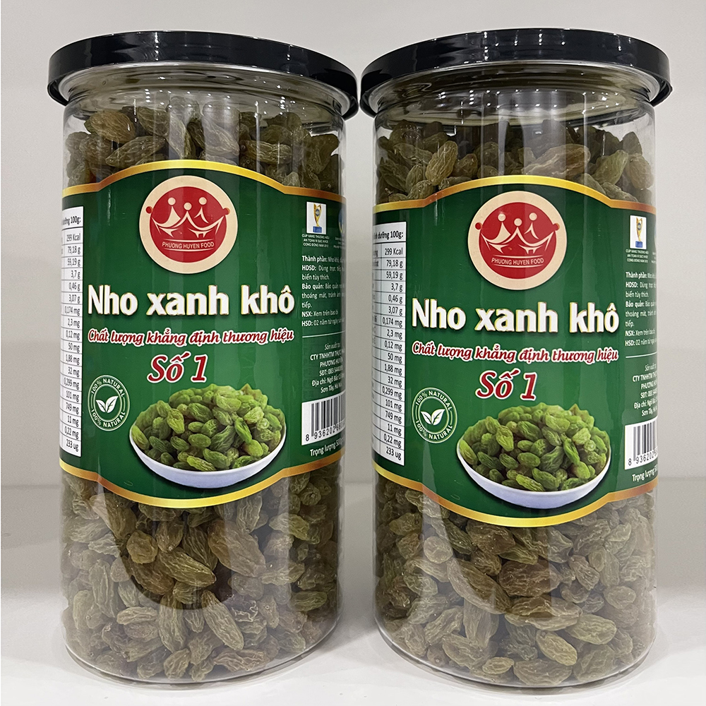 Nho xanh khô