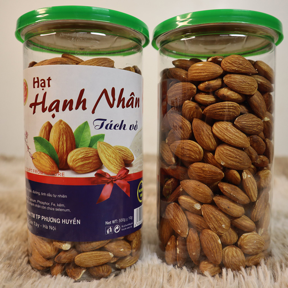 Hộp hạt hạnh nhân tách vỏ