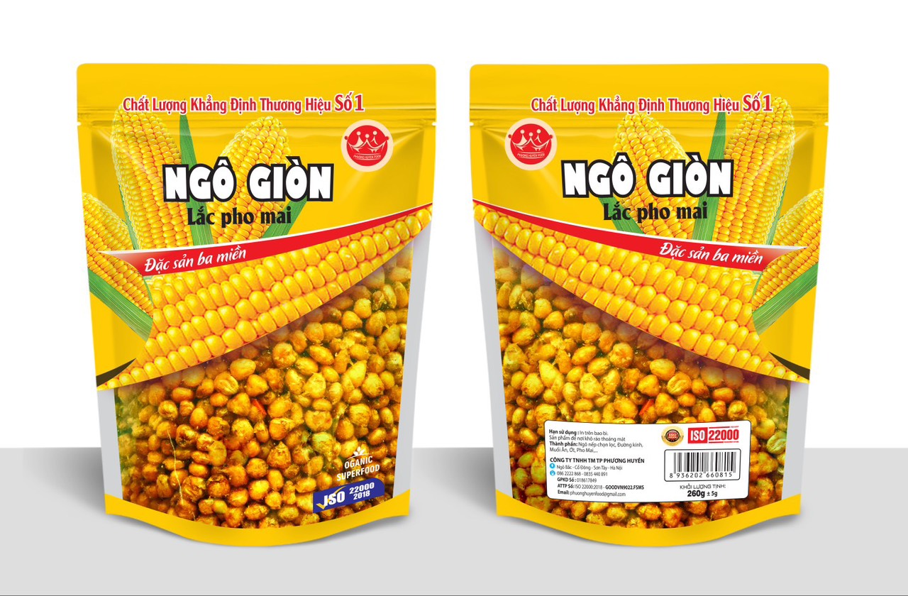 Ngô Gion lắc pho mai 260g