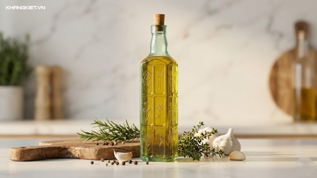 Chai Thủy Tinh Đựng Dầu Oliu – Giải Pháp Bảo Quản An Toàn, Nâng Tầm Không Gian Bếp