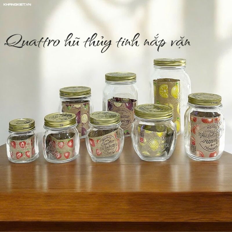 Khám Phá Hũ Thủy Tinh Quattro Stagioni: Giải Pháp Bảo Quản Tinh Hoa Của Italy