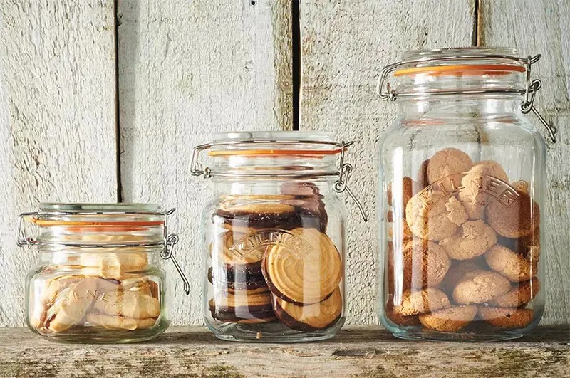 Hũ thủy tinh Kilner (Anh): Thương hiệu lâu đời, kiểu dáng cổ điển, chất lượng vượt trội.