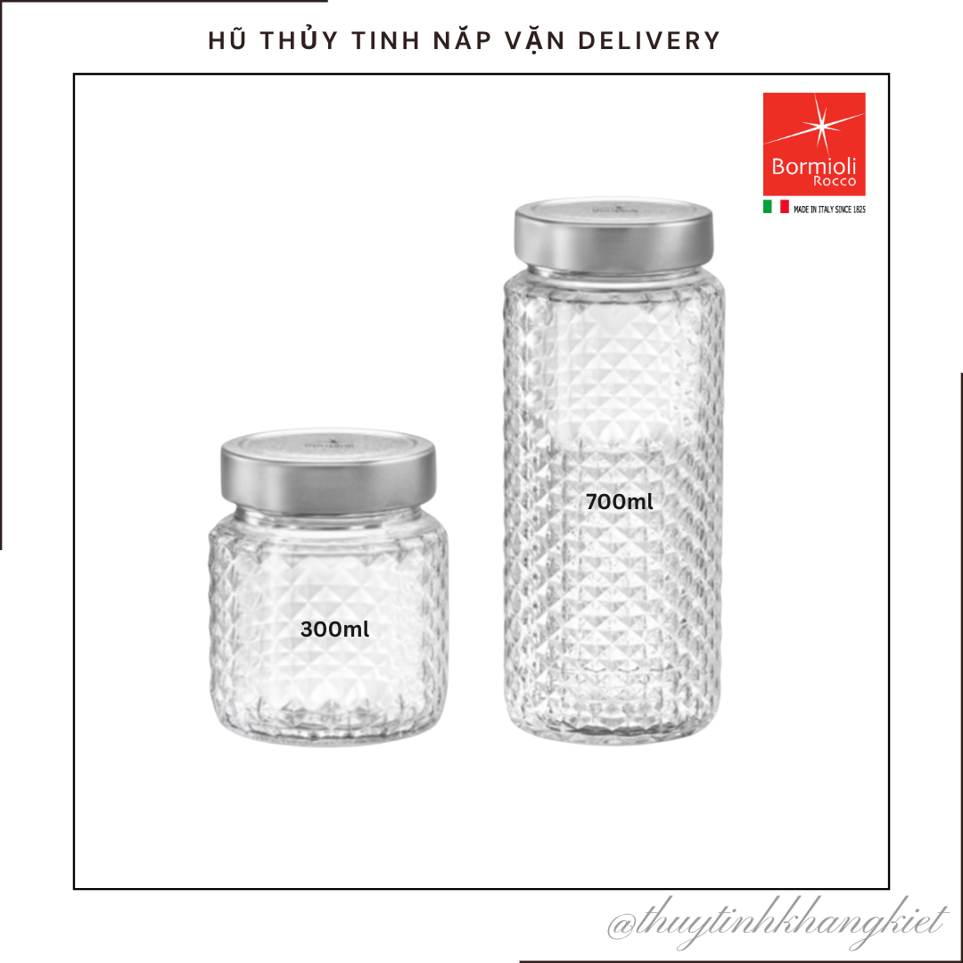 Hu thuy tinh nap van Delivery 300ml