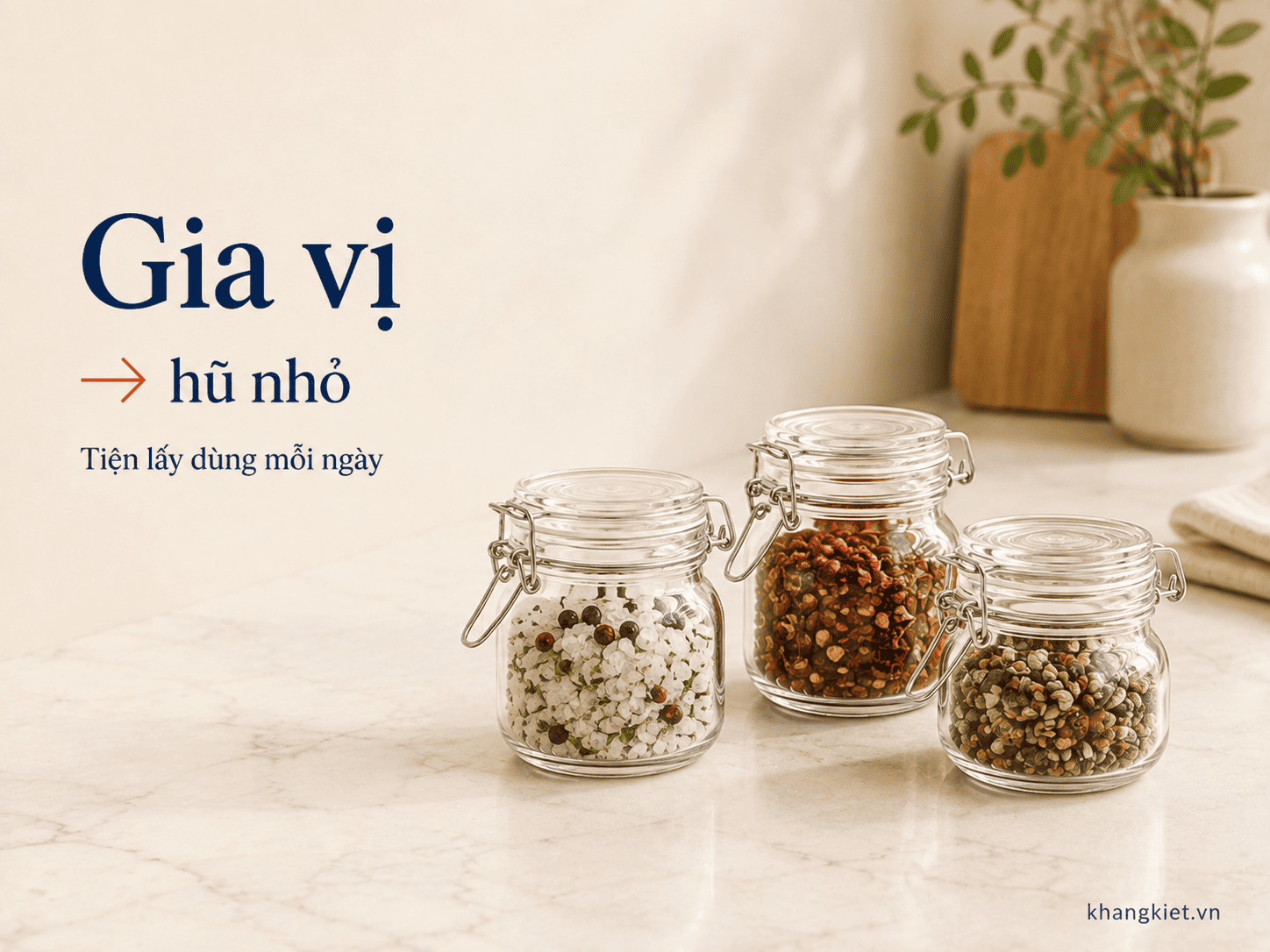 Hũ đựng gia vị