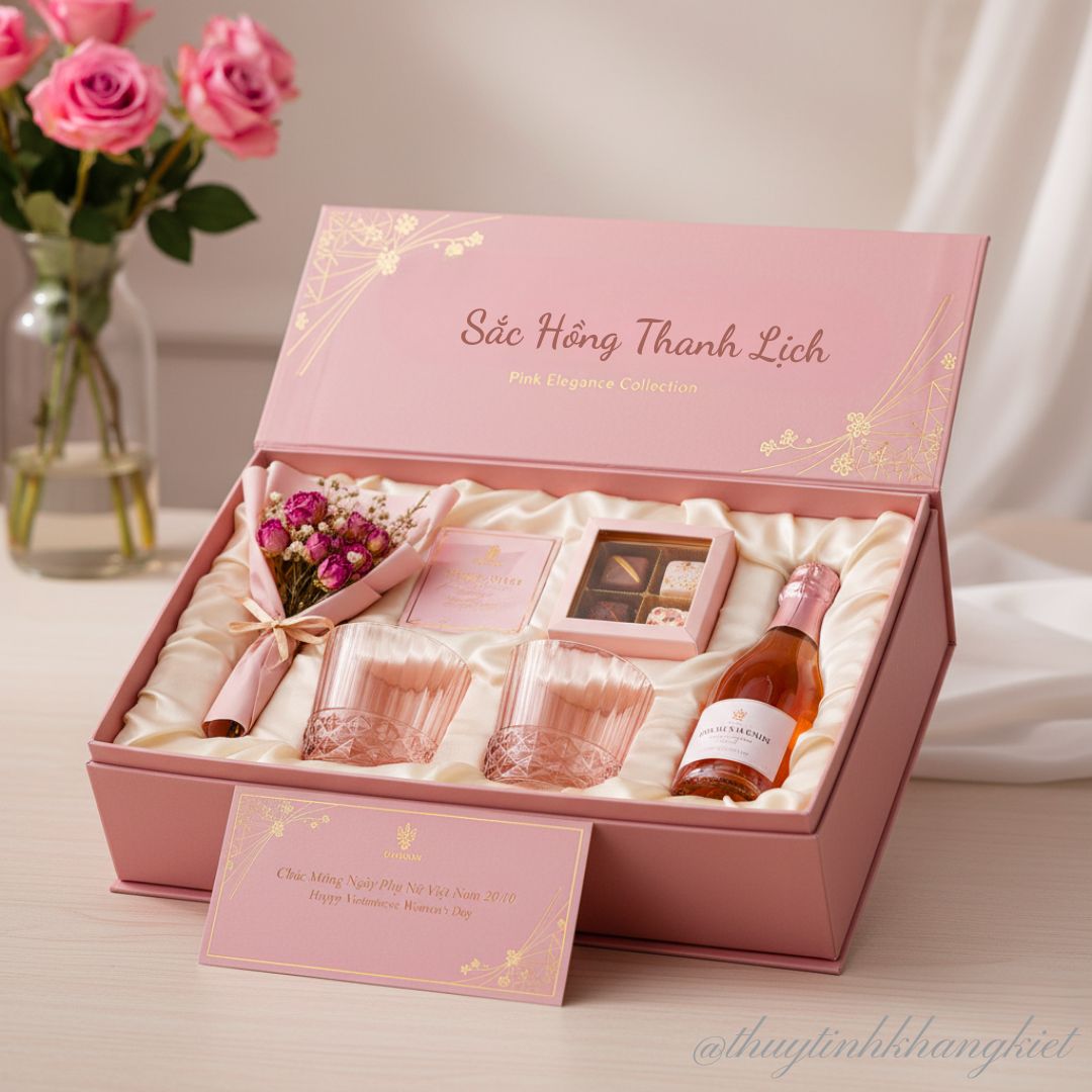 Hop qua ly thuy tinh America cao cap