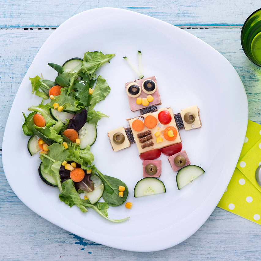 Đĩa Thủy Tinh vuông Parma màu trắng 20cm