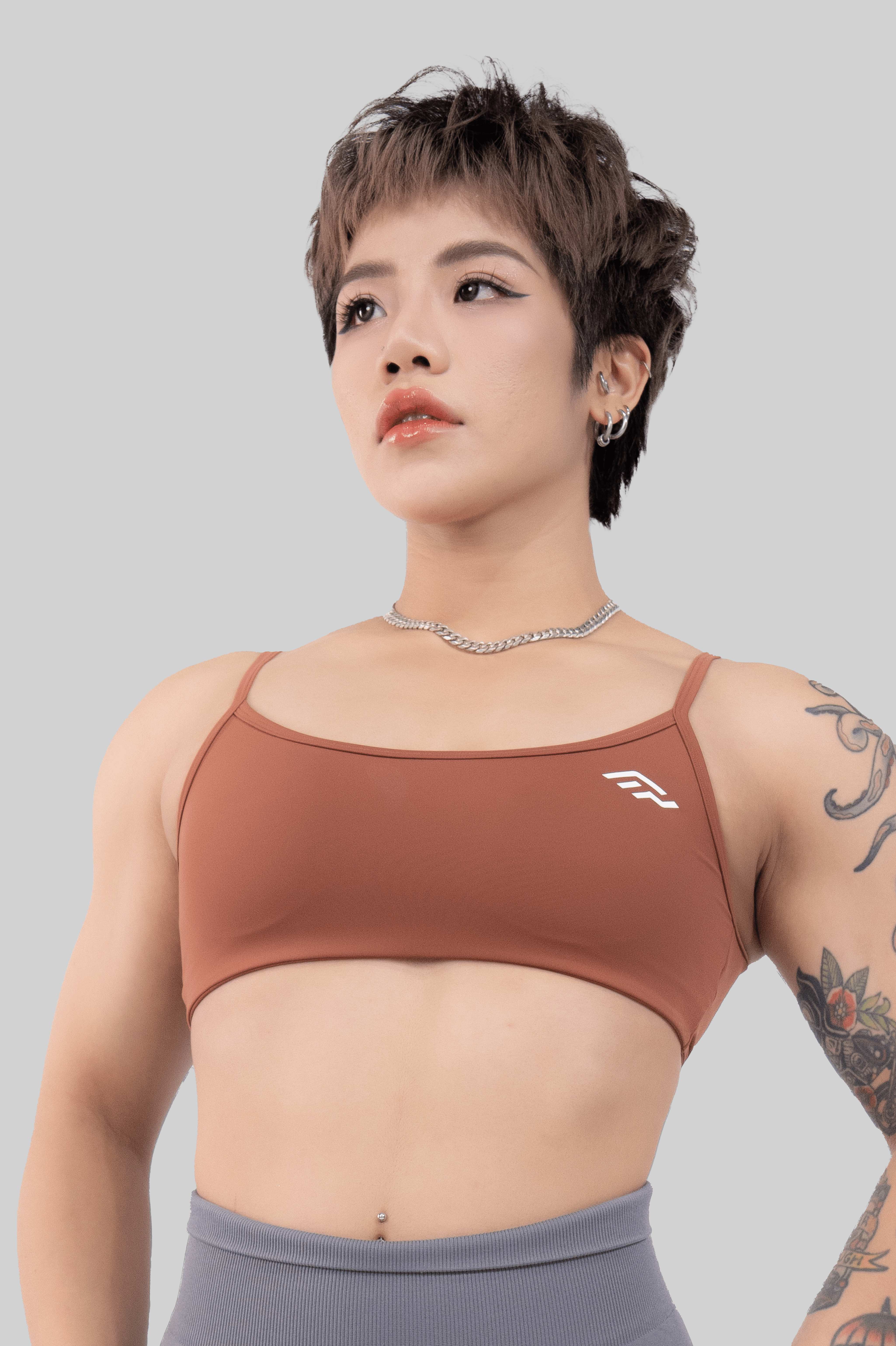 Áo Bra Seed - Brown