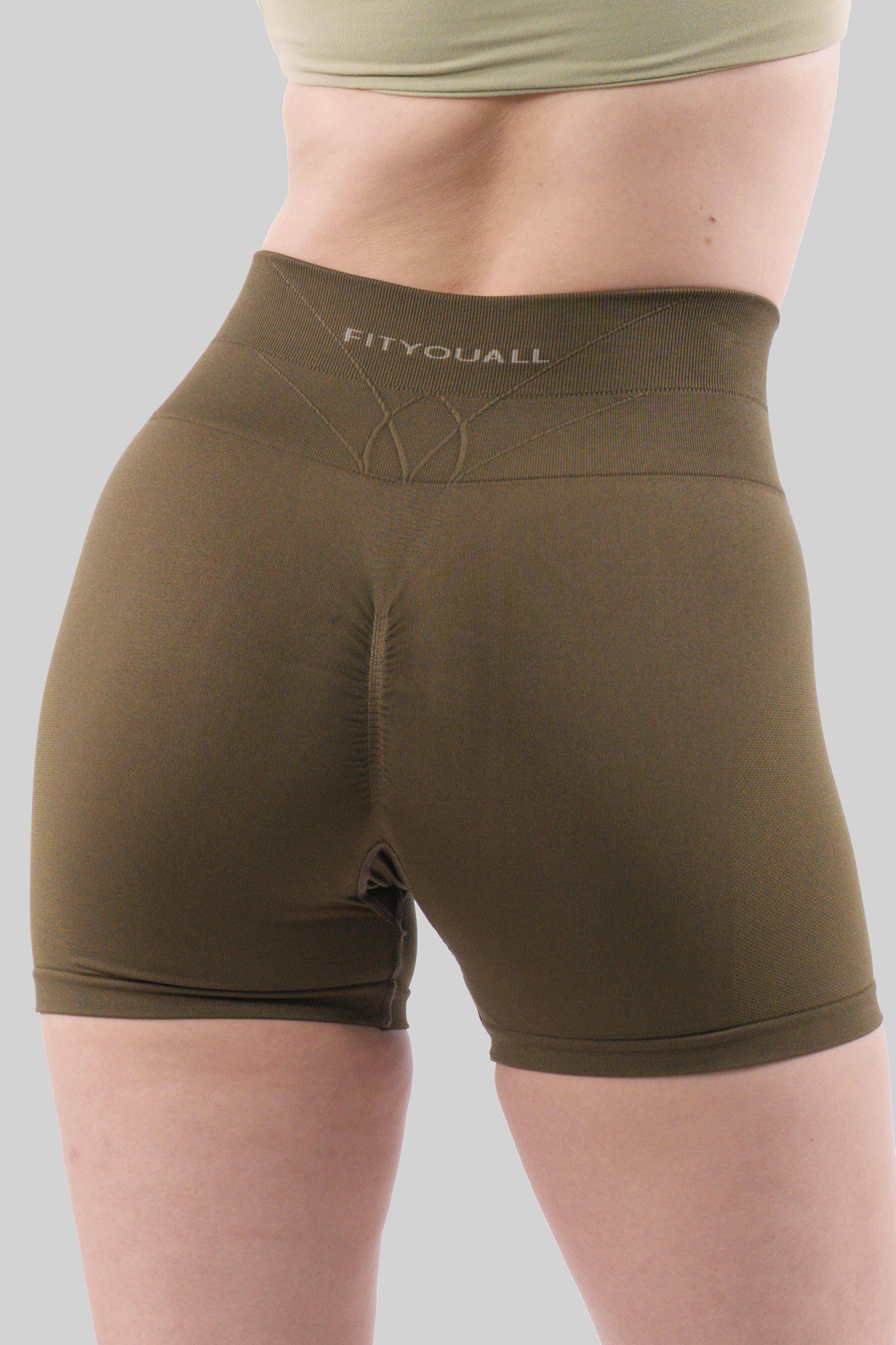 Quần Shorts Lotus Seamless - Dark Olive