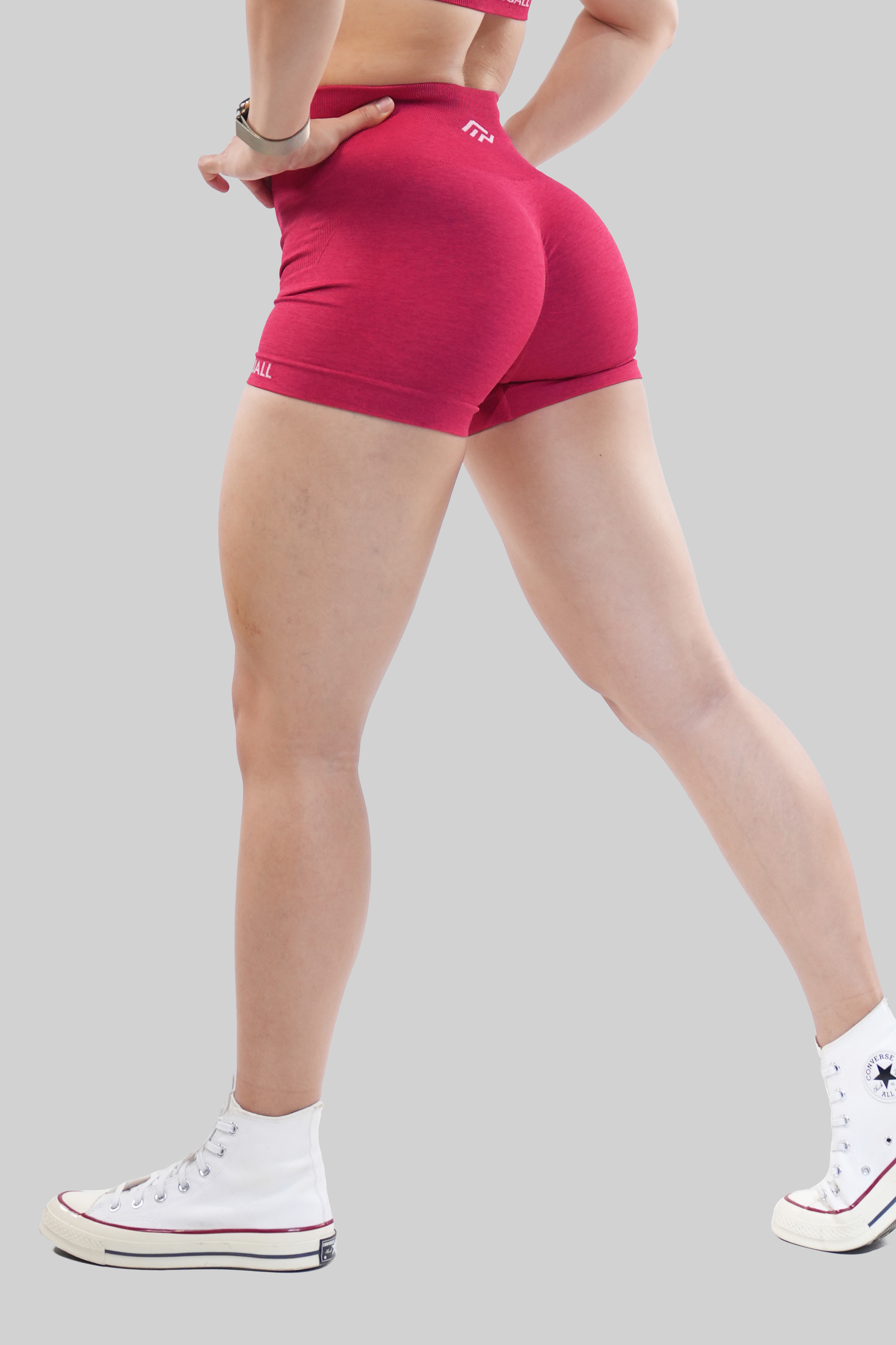 Quần Shorts EmpowHer Seamless - Viva Magenta
