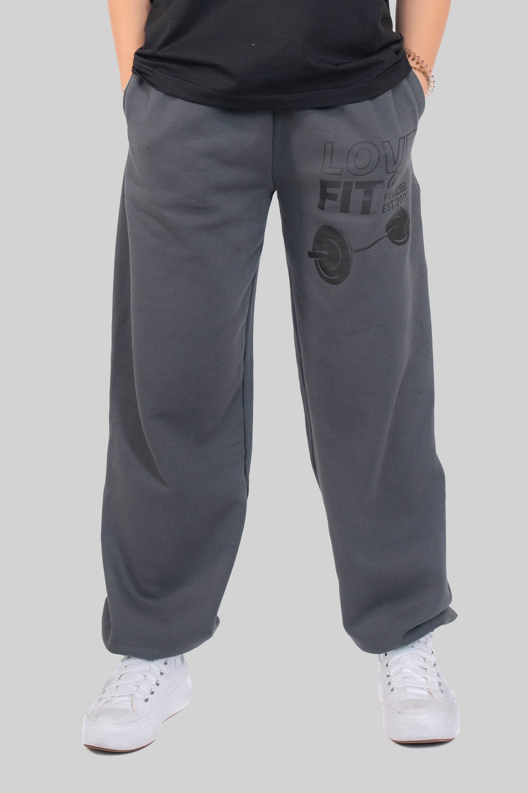Quần Jogger thể thao Love & Fit - Xám