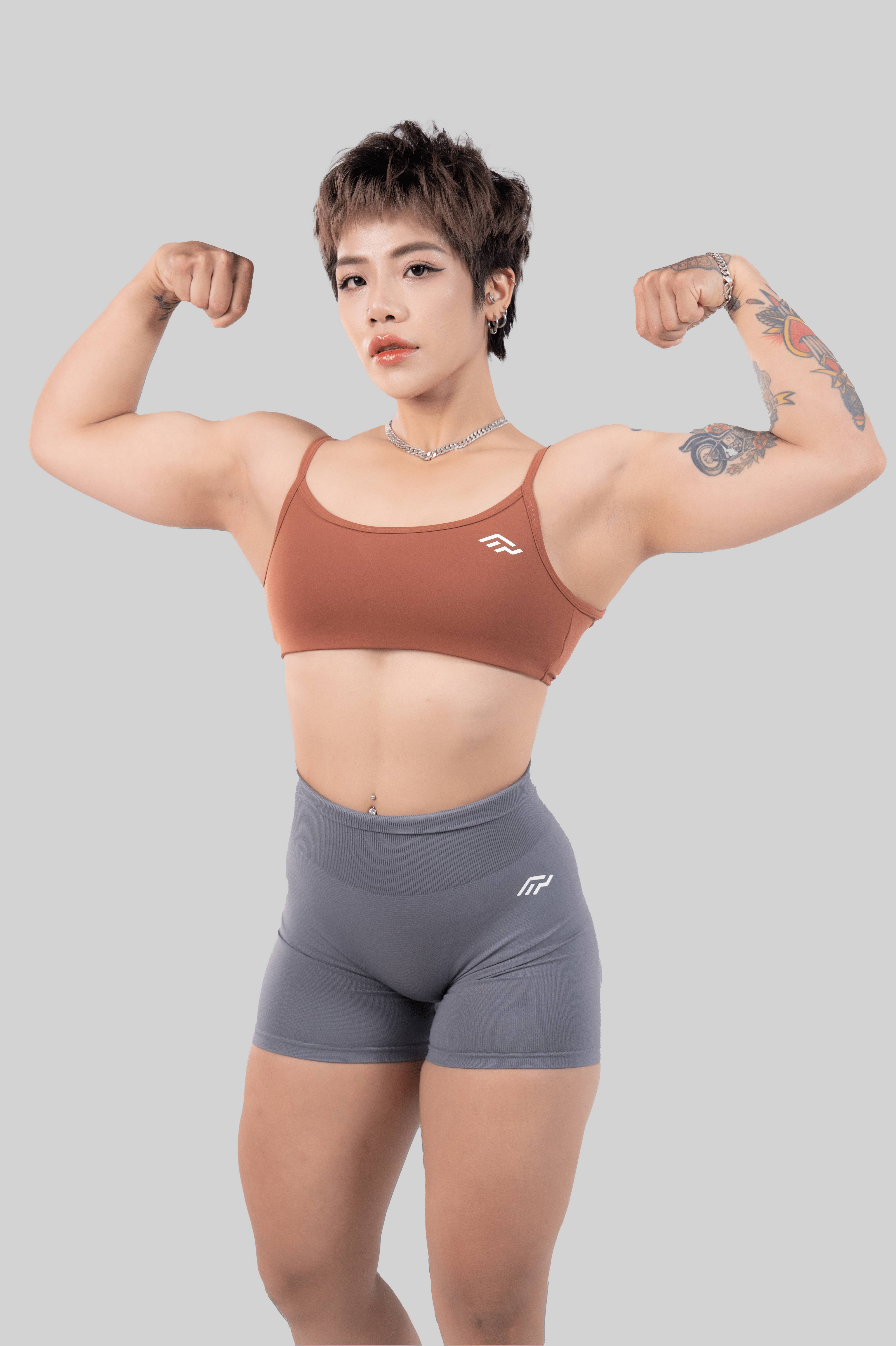 Áo Bra Seed - Brown