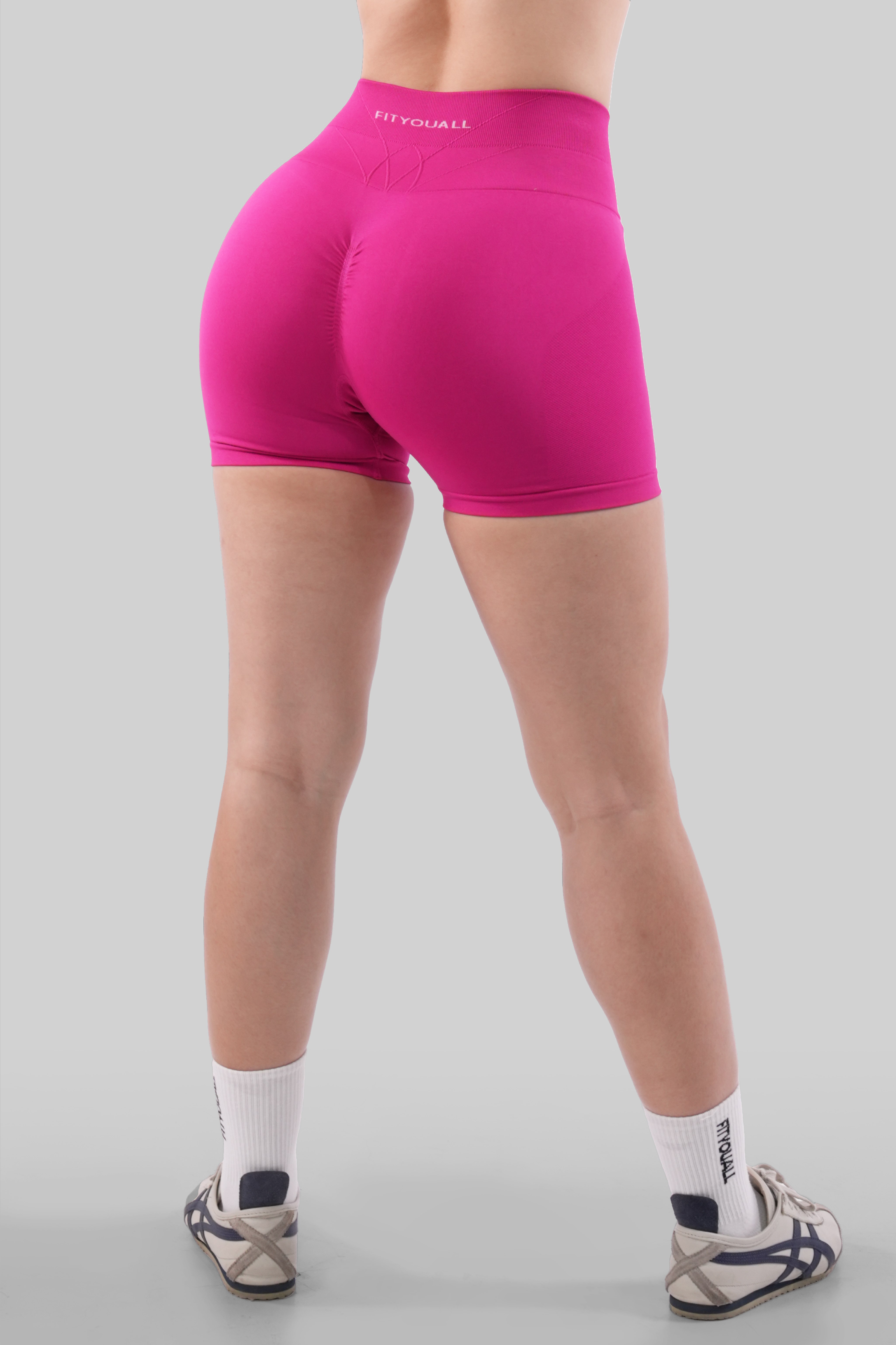 Quần Shorts Lotus Seamless - Fushia Rose