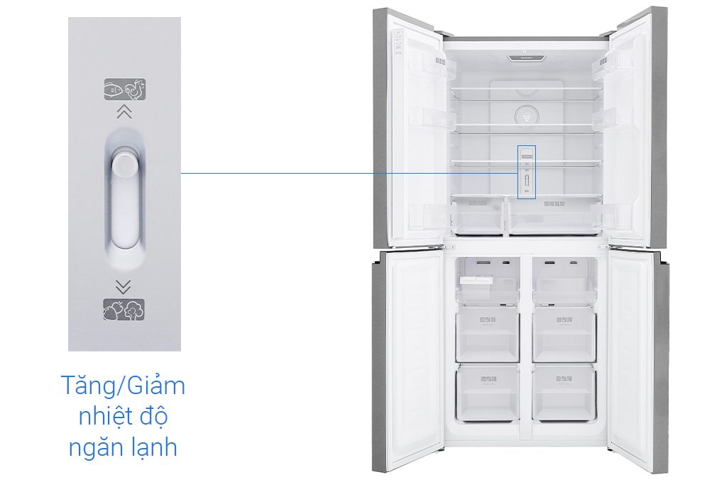 Tủ lạnh Sharp Inverter 401 lít Multi Door SJFXP 480VGBK Tủ lạnh Sharp Inverter 401 lít Multi Door SJFXP 480VGBK