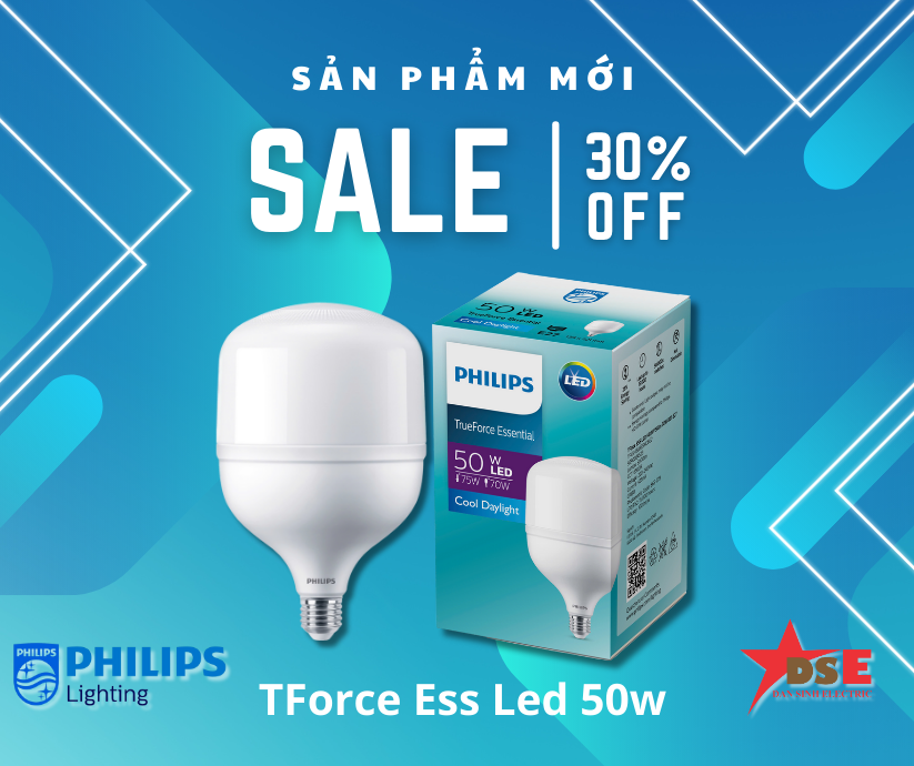 Philips Ra Mắt Bóng Đèn LED TForce Ess 50W – Giải Pháp Chiếu Sáng Đột Phá
