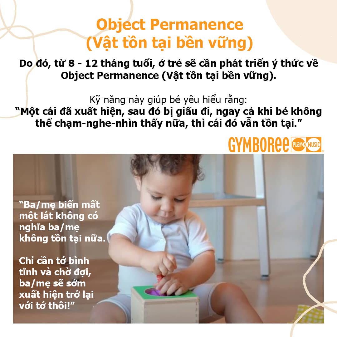Học về Object Permanence trong lớp Play & Learn 2