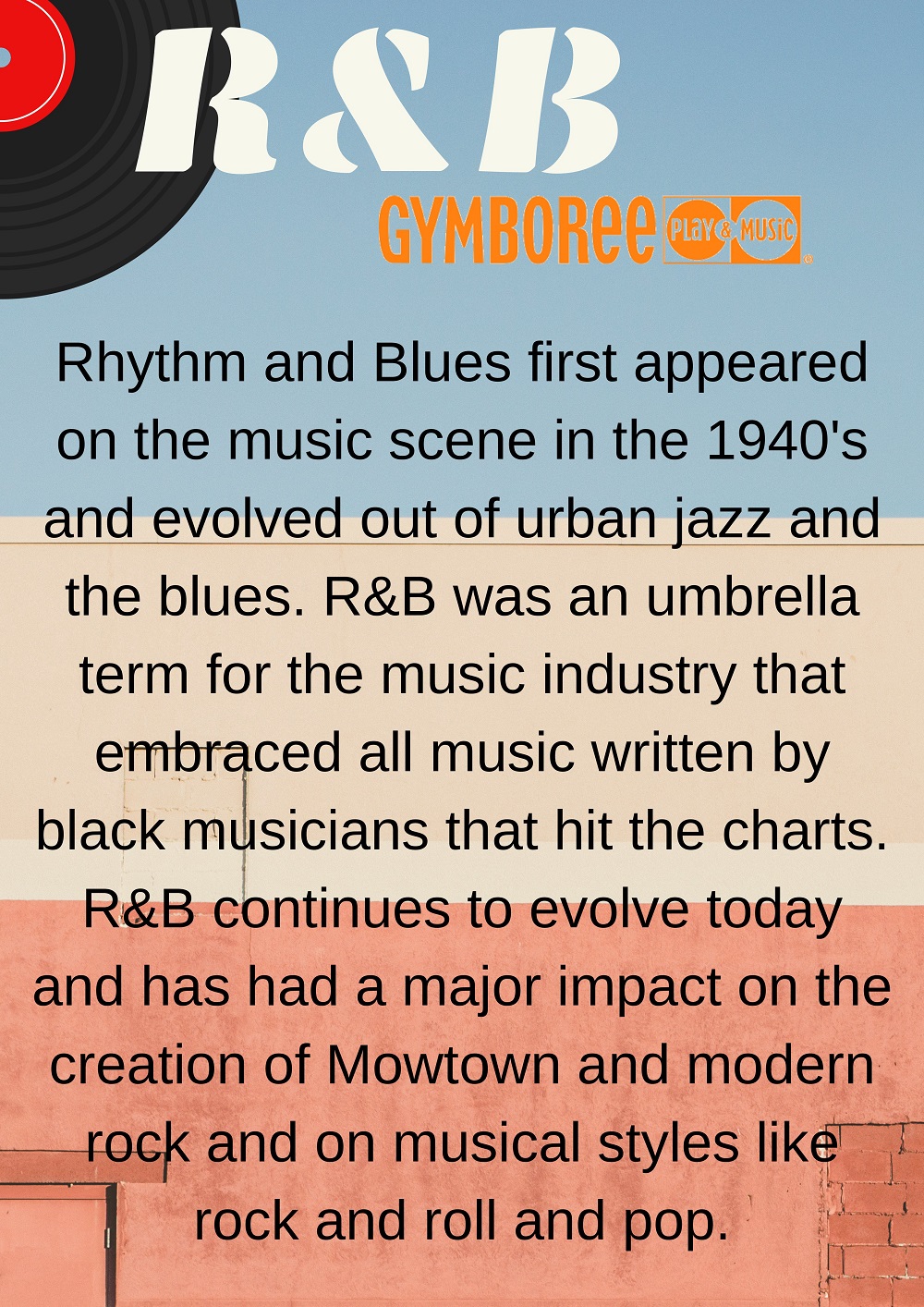 [Từ 20/4]Tới Gymboree để cùng khám phá dòng nhạc R&B!