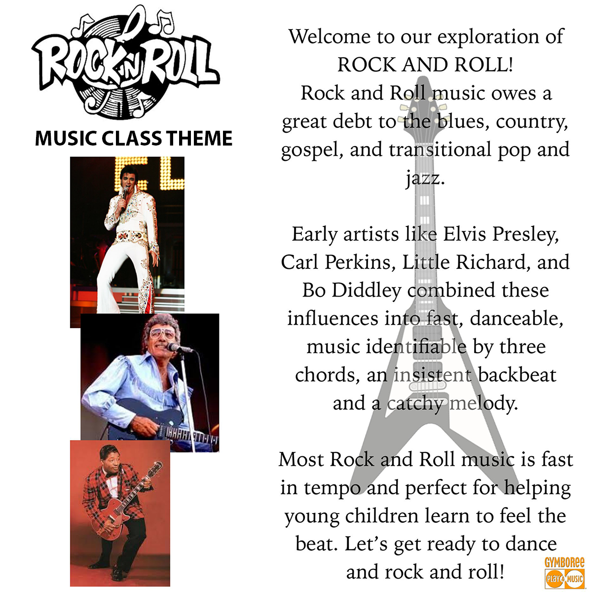 [Từ 20/2/2023] Khám phá dòng nhạc Rock & Roll trong các lớp Music tại Gymboree Play & Music.